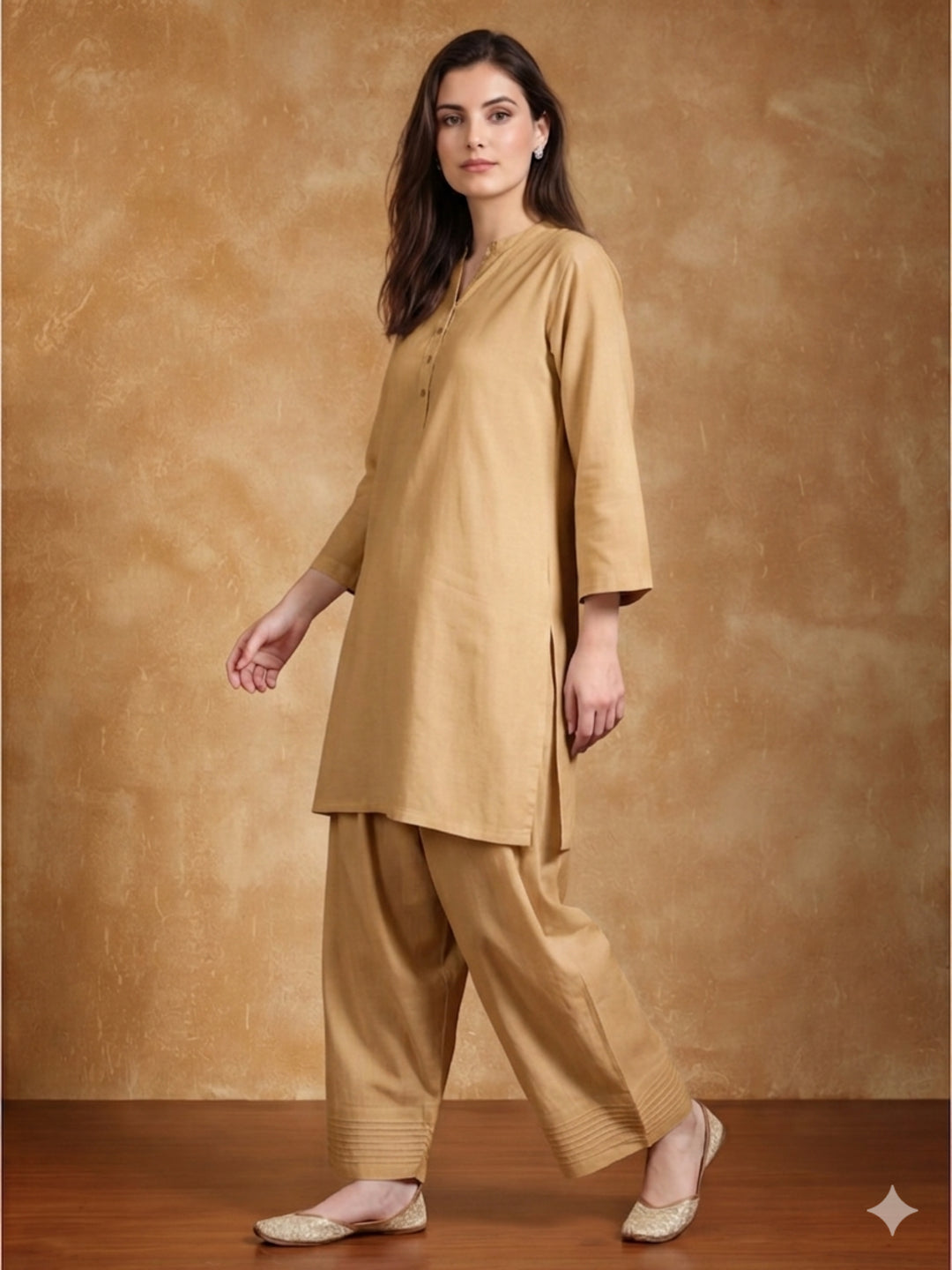 Women solid Loose fit cotton Farsi Salwar