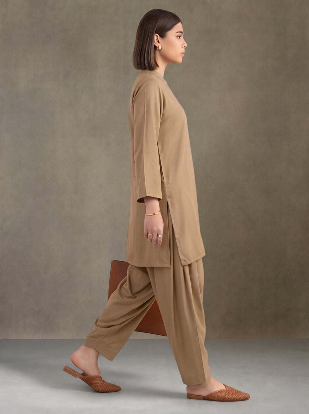 Women solid Loose fit cotton Farsi Salwar