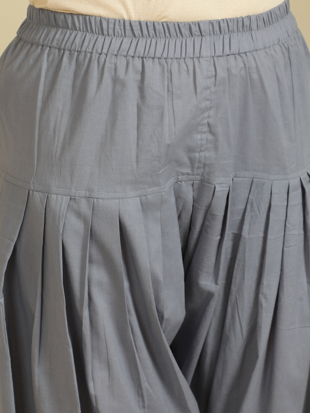 Women solid Loose fit cotton Farsi Salwar