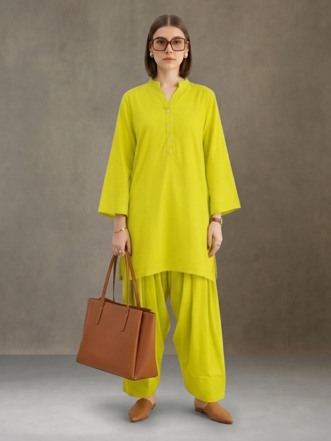 Women solid Loose fit cotton Farsi Salwar