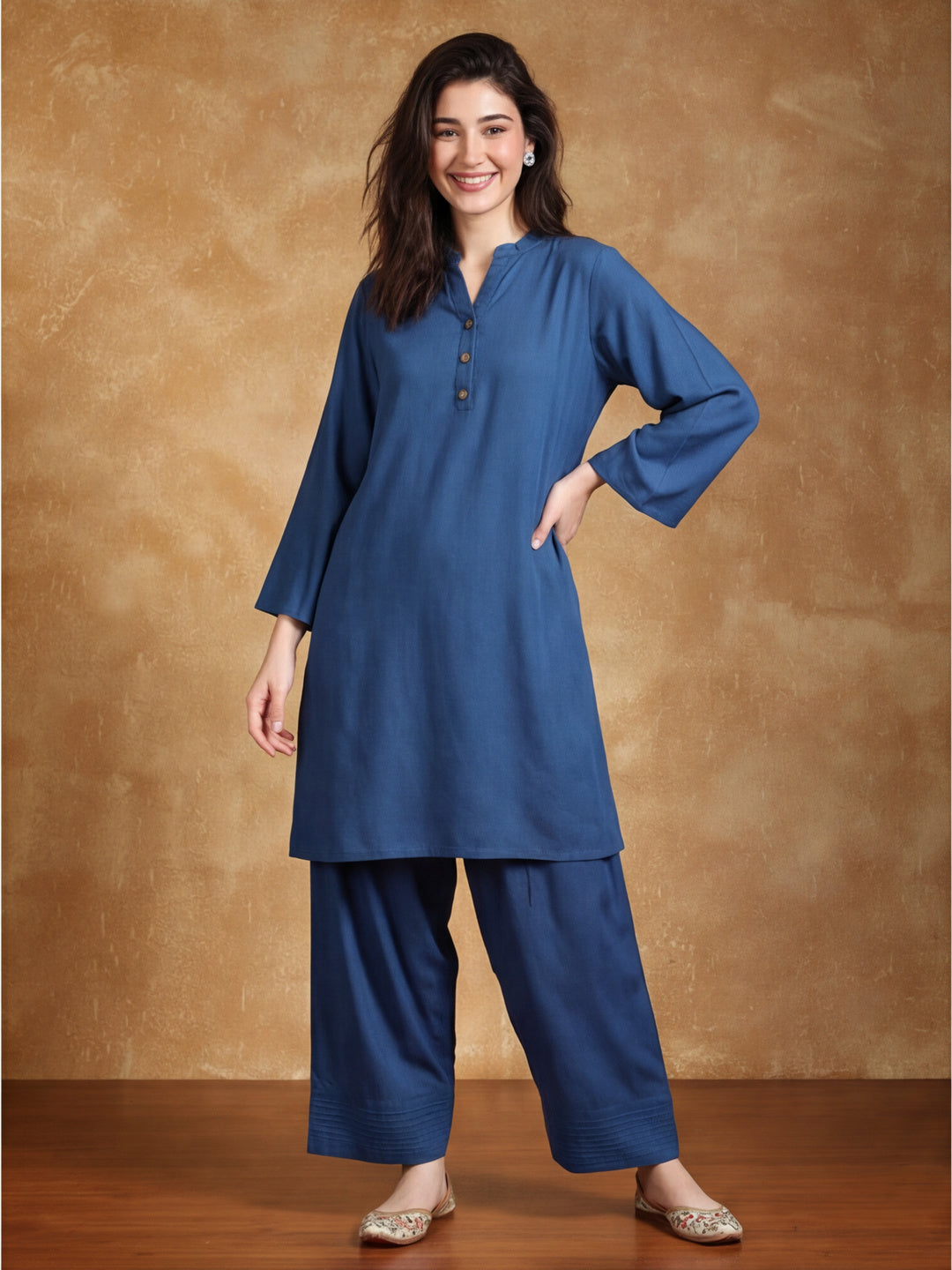 Women solid Loose fit cotton Farsi Salwar