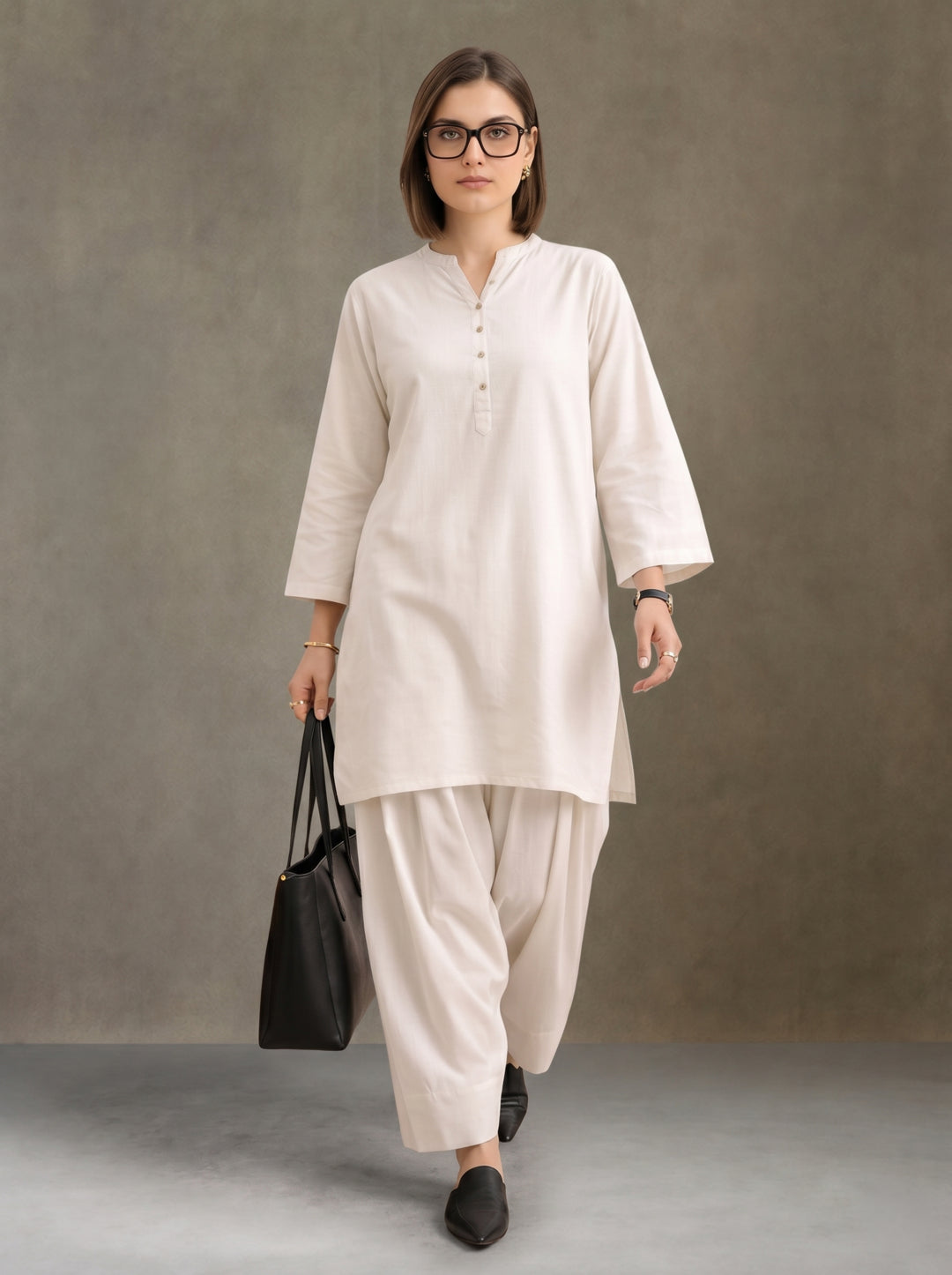 Women solid Loose fit cotton Farsi Salwar
