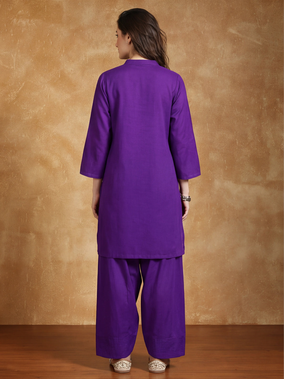 Women solid Loose fit cotton Farsi Salwar