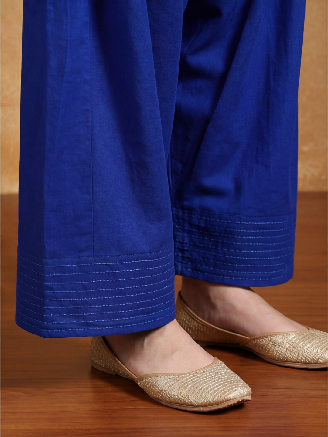 Women solid Loose fit cotton Farsi Salwar