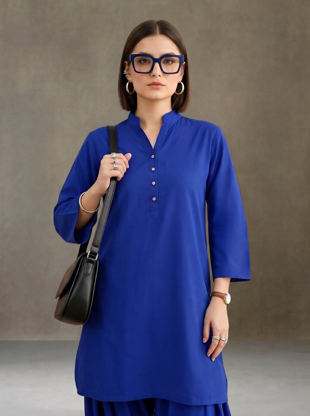 Women solid Loose fit cotton Farsi Salwar