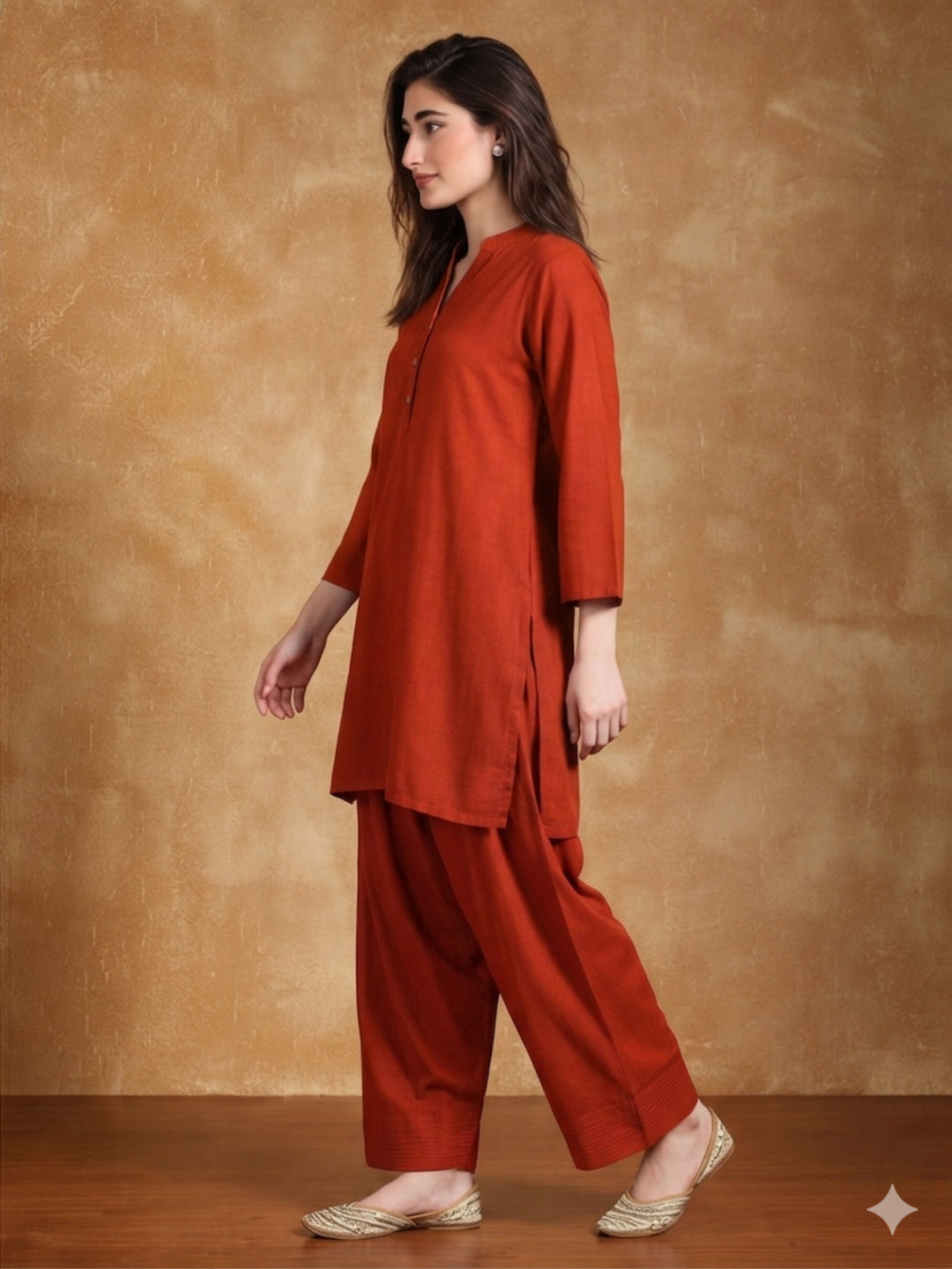 Women solid Loose fit cotton Farsi Salwar