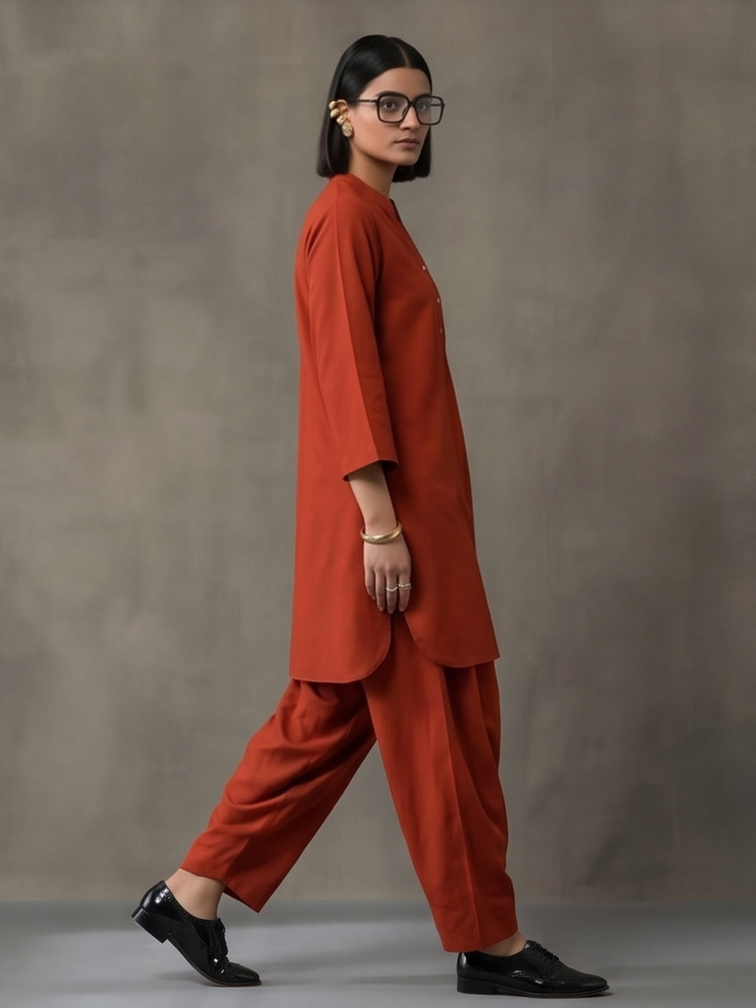 Women solid Loose fit cotton Farsi Salwar