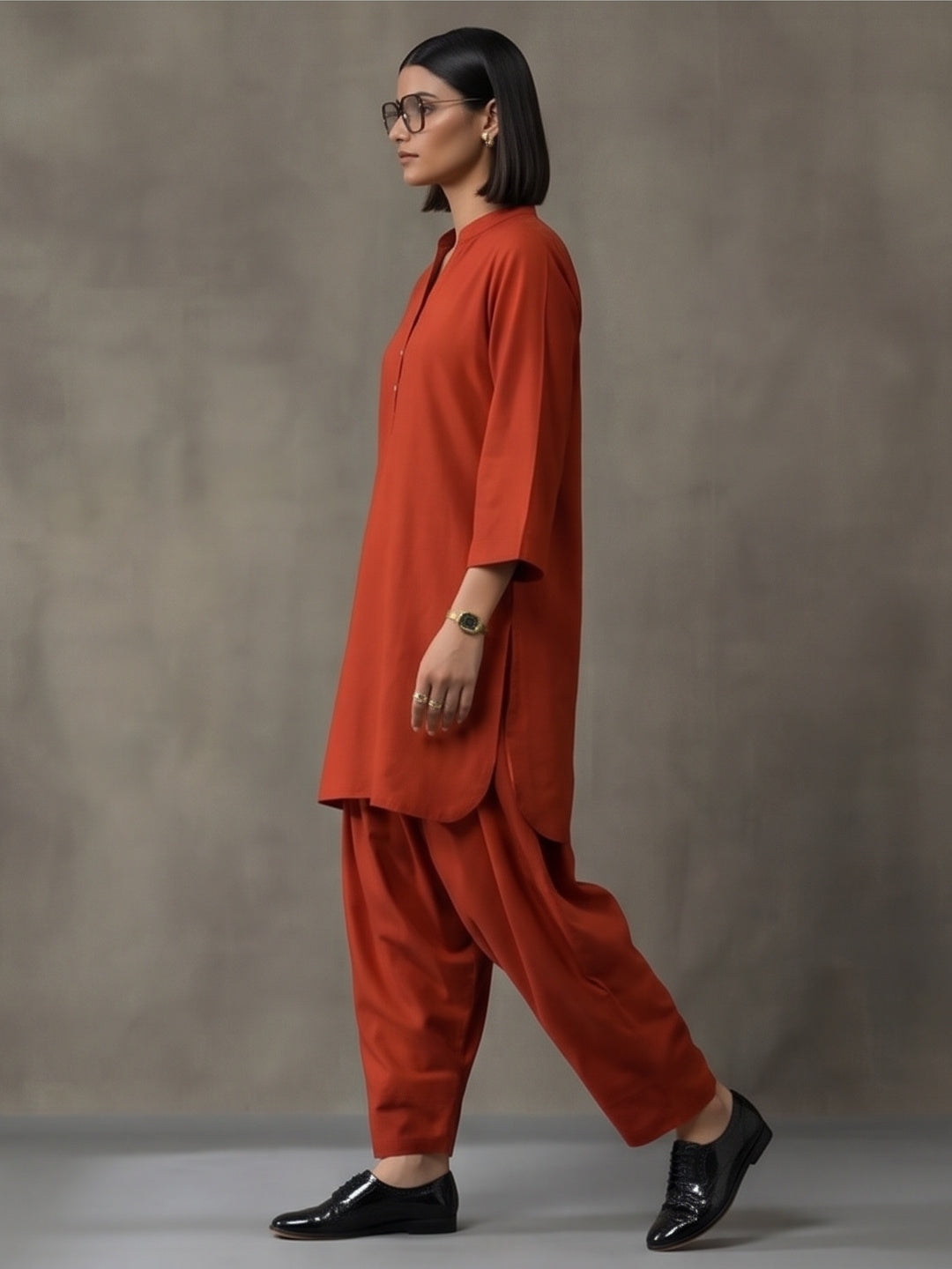 Women solid Loose fit cotton Farsi Salwar