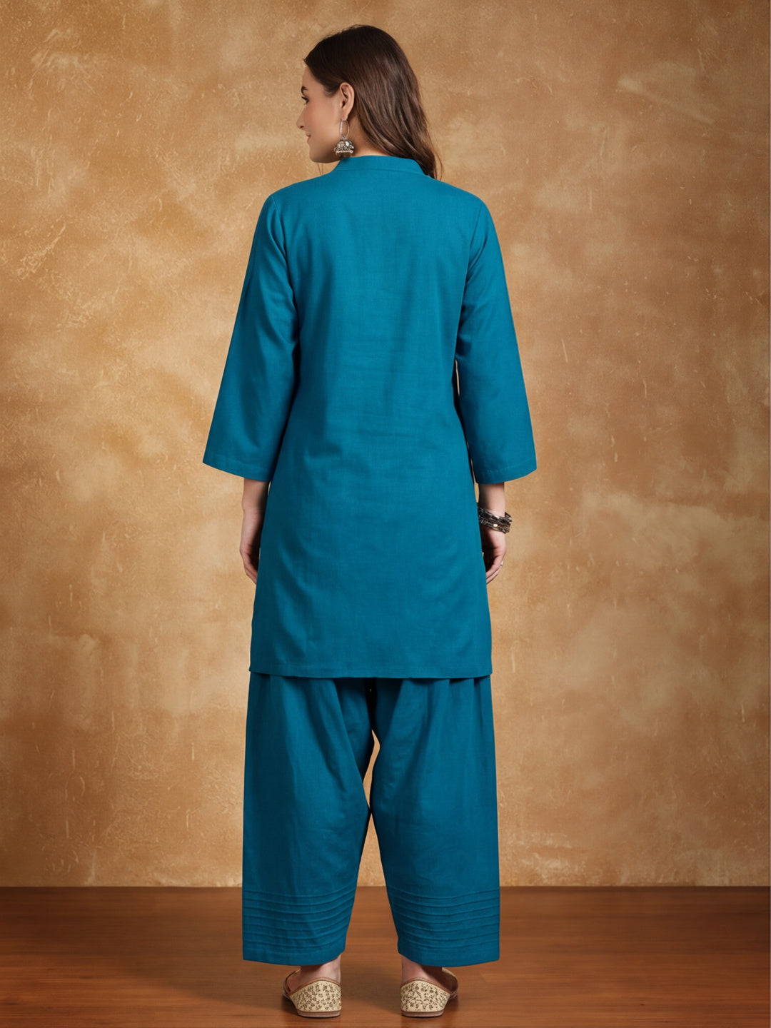 Women solid Loose fit cotton Farsi Salwar