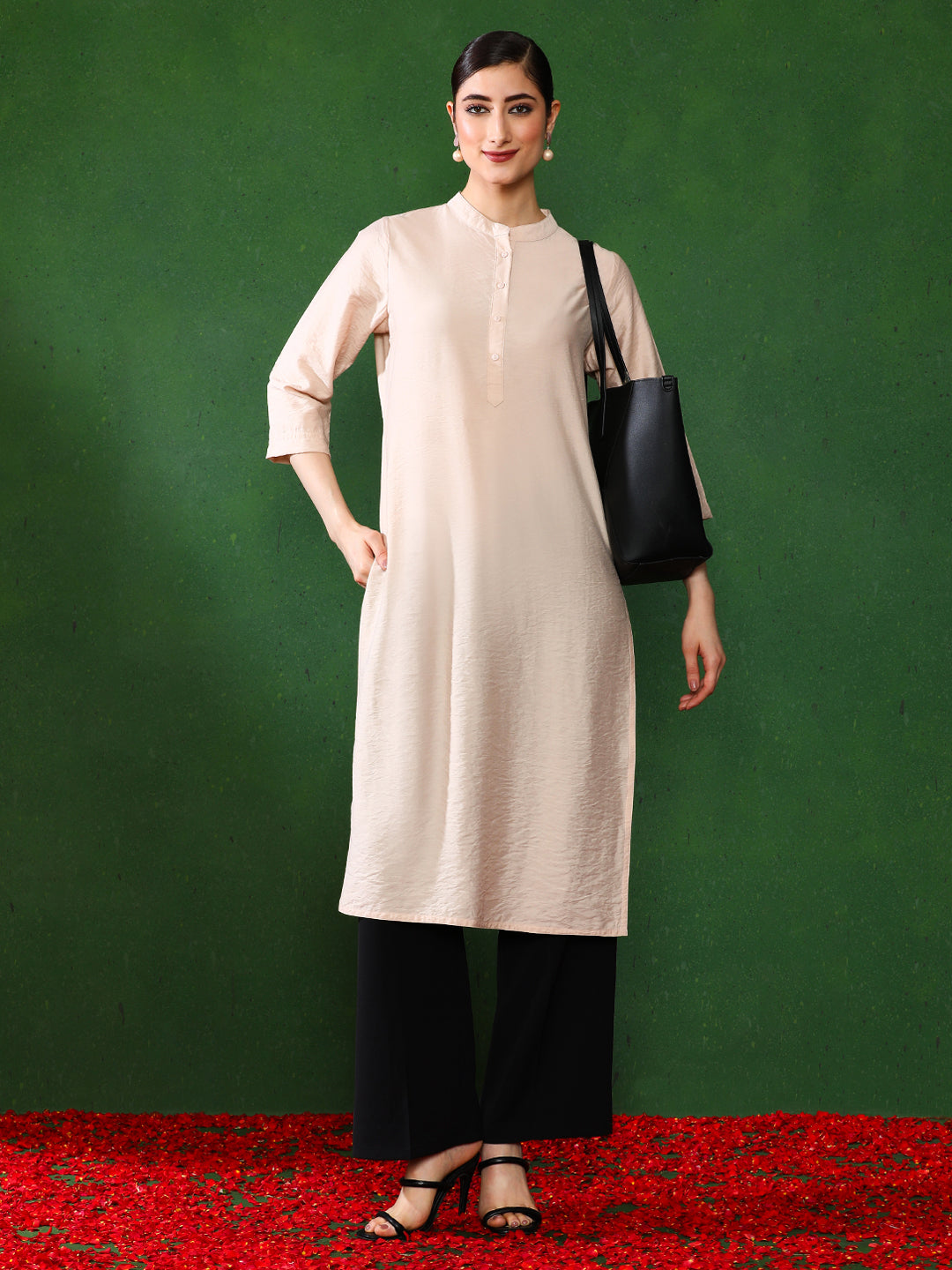 Solid Straight Kurta