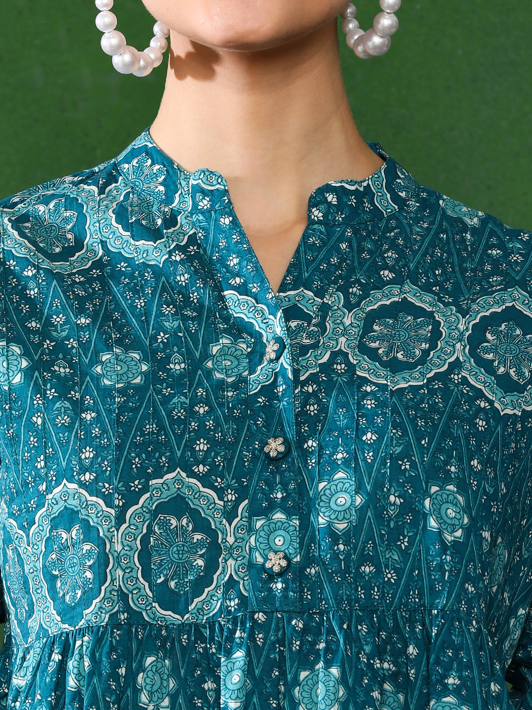 Floral Printed A-Line Top