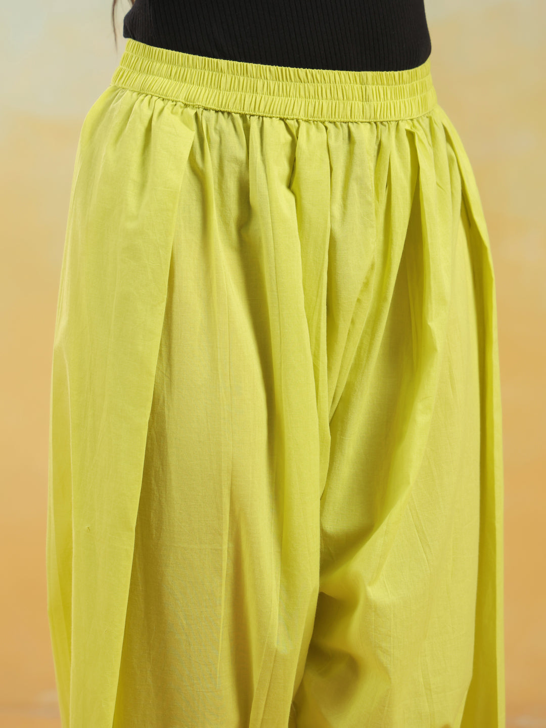 Solid Pure Cotton Farshi Salwar