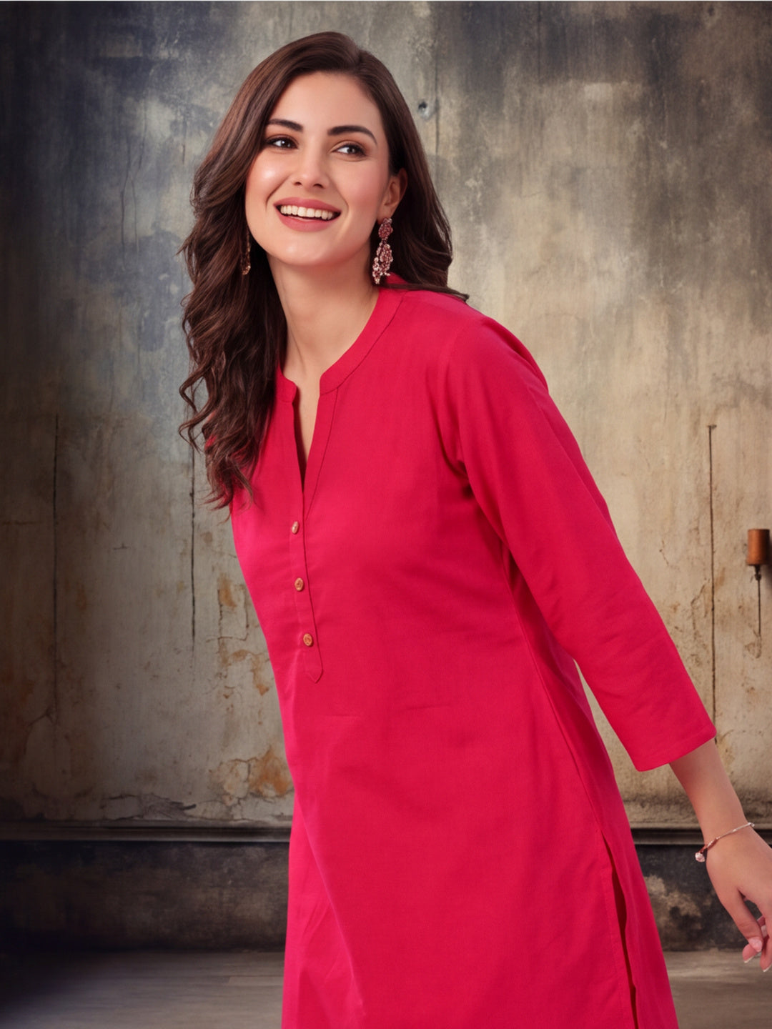 Solid Cotton Straight Kurta & Salwar Sets