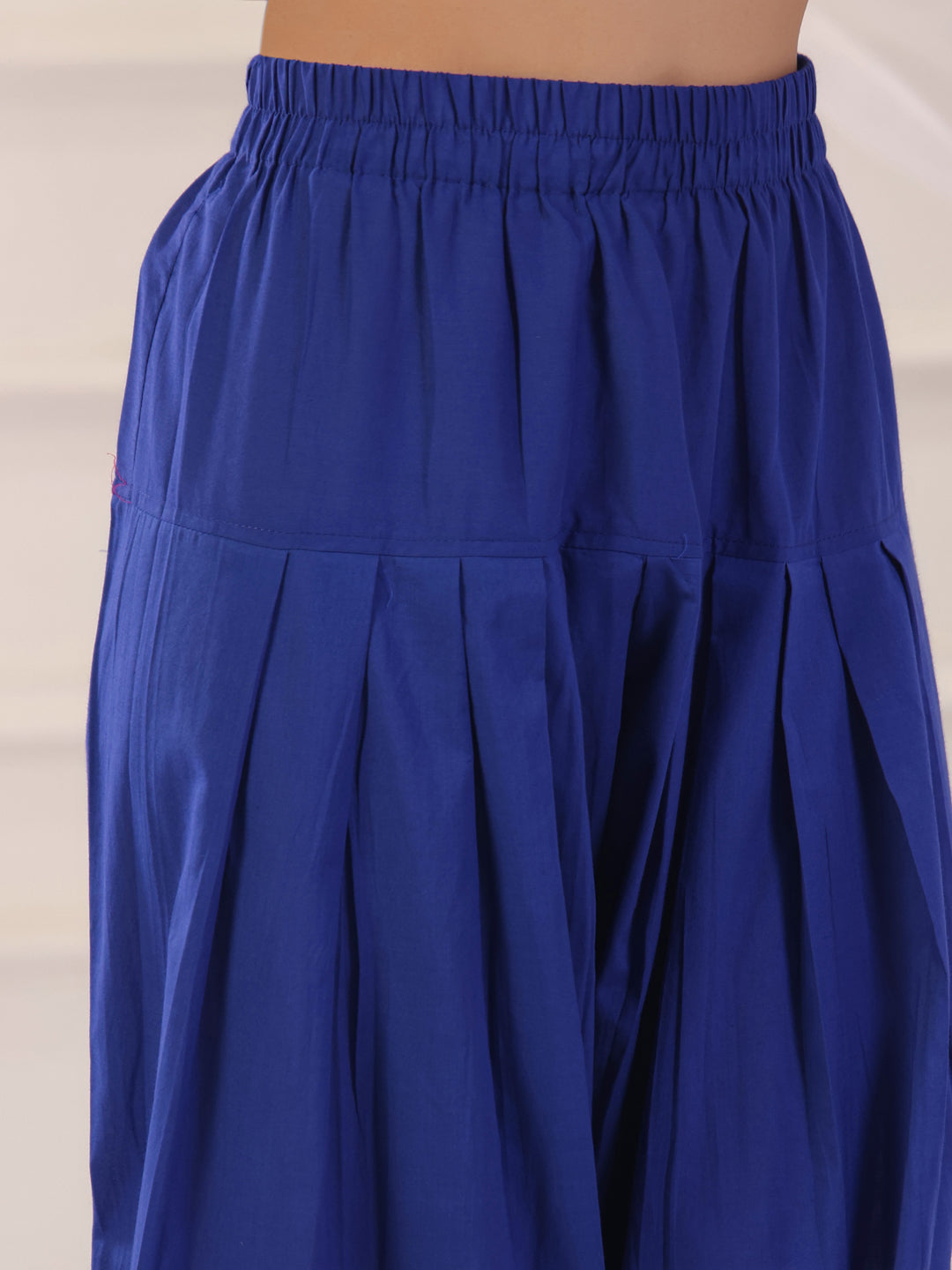 Solid Cotton Straight Kurta & Salwar Sets
