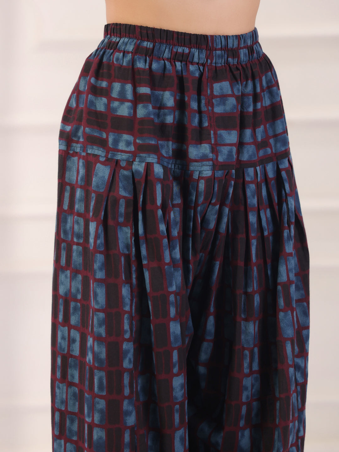Women Straight Printed Pure Cotton Farshi Suit Sets