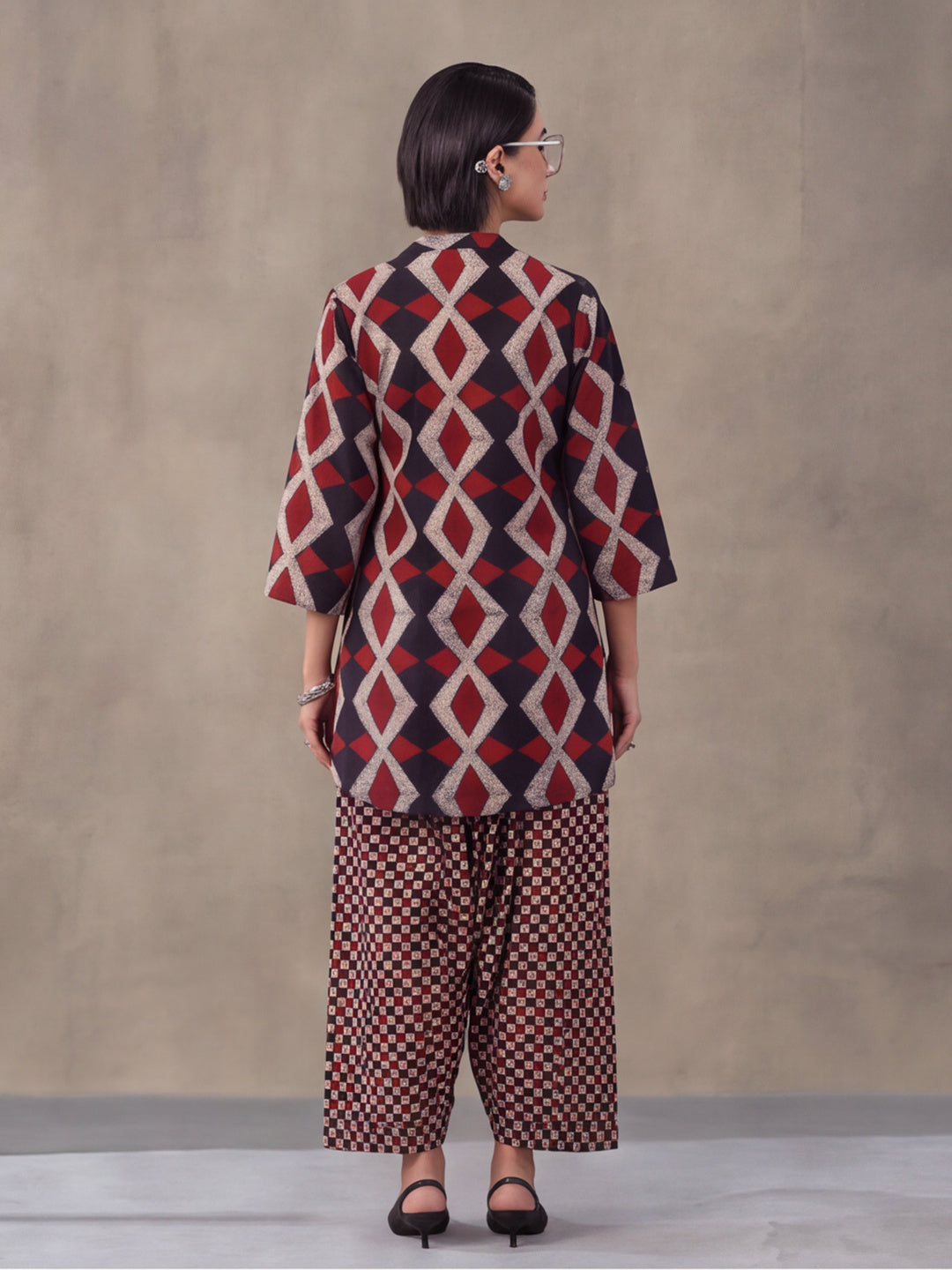 Women Straight Printed Pure Cotton Farshi Suit Sets