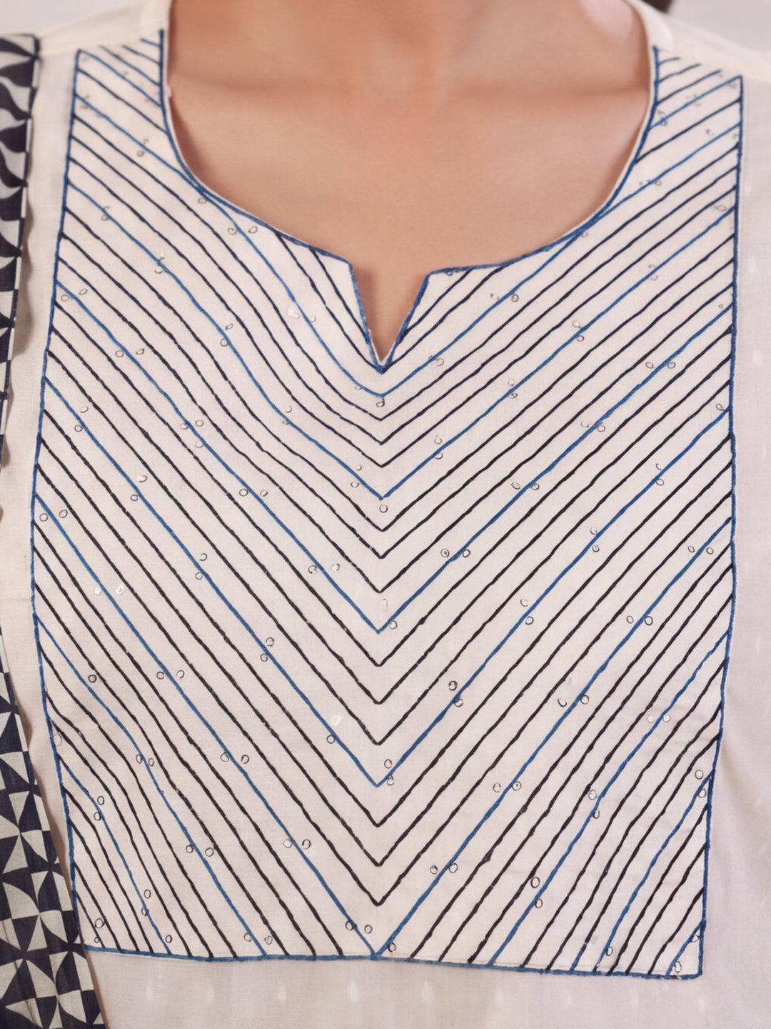 Solid Cotton Straight Kurta & Trouser Sets