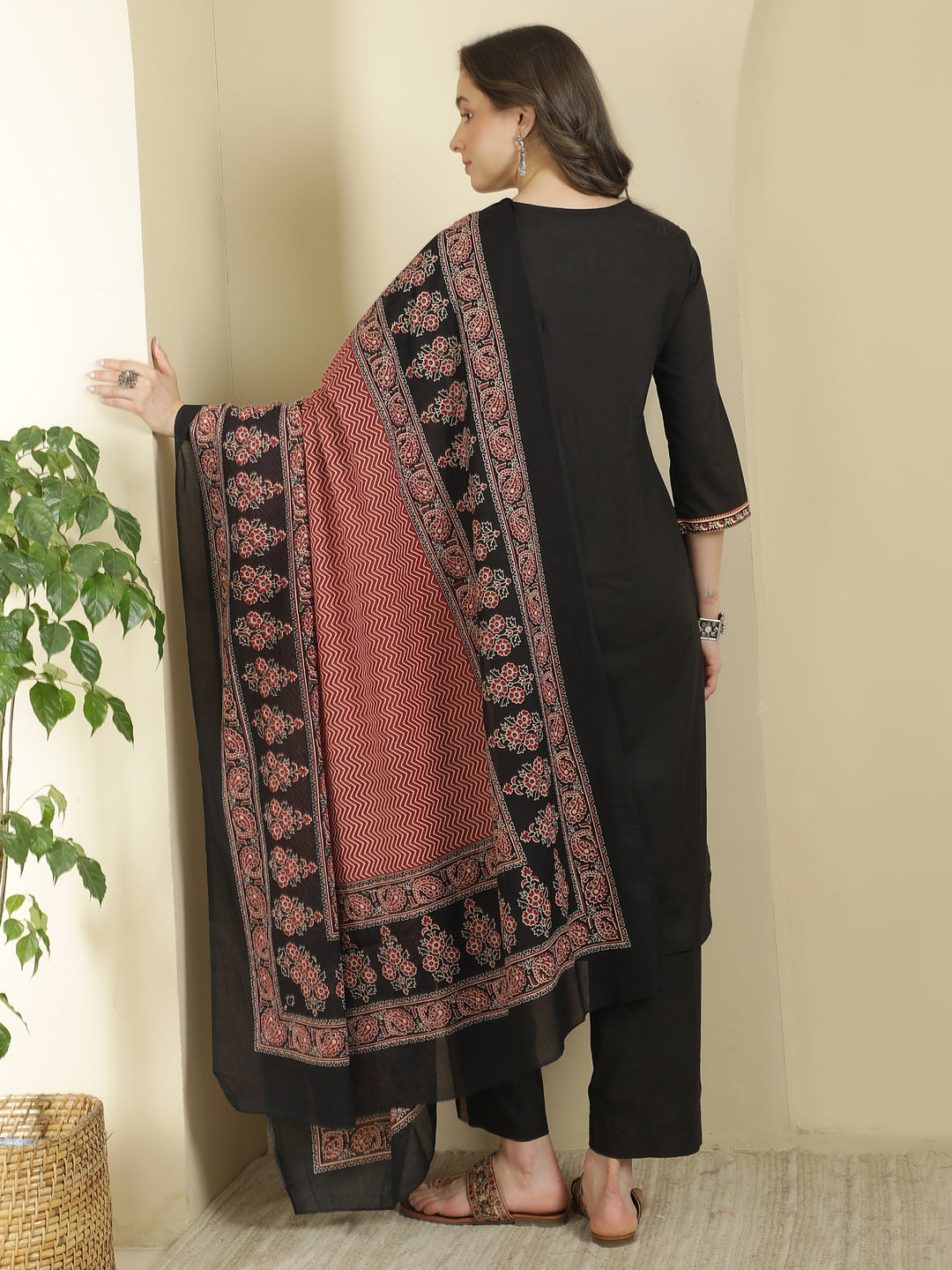 Printed Pure Cotton Kurta sets with Dupatta