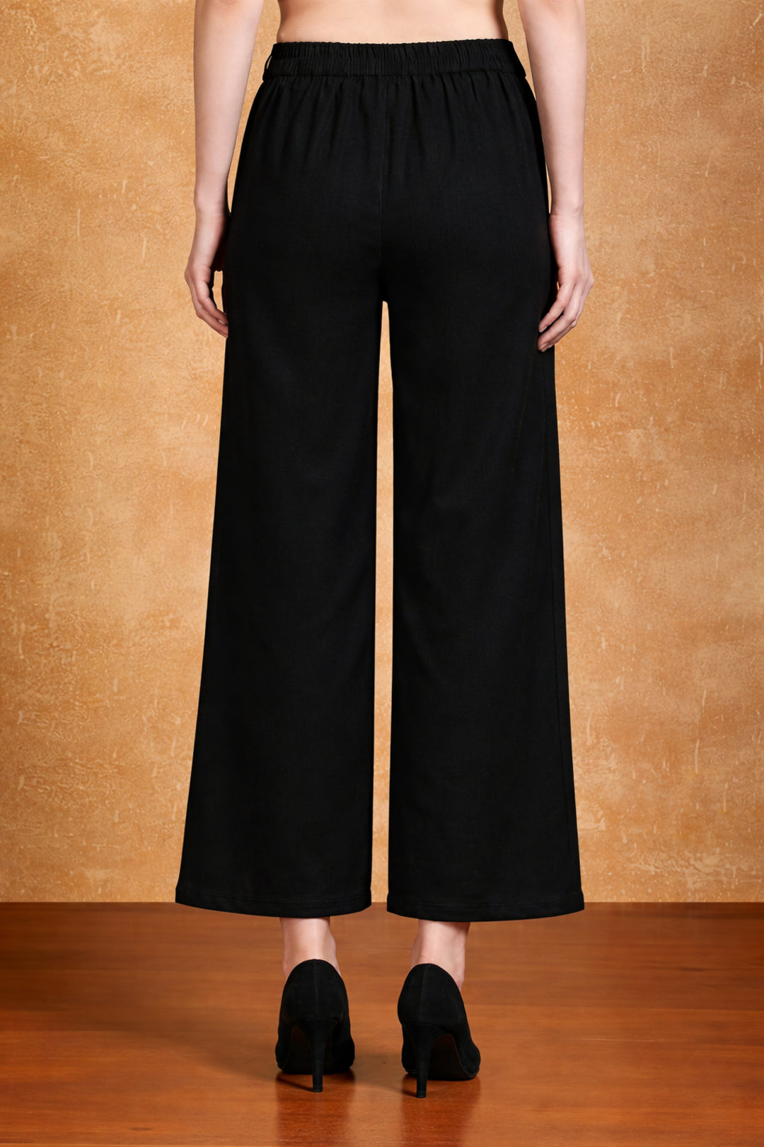 Solid Pure cotton Palazzo