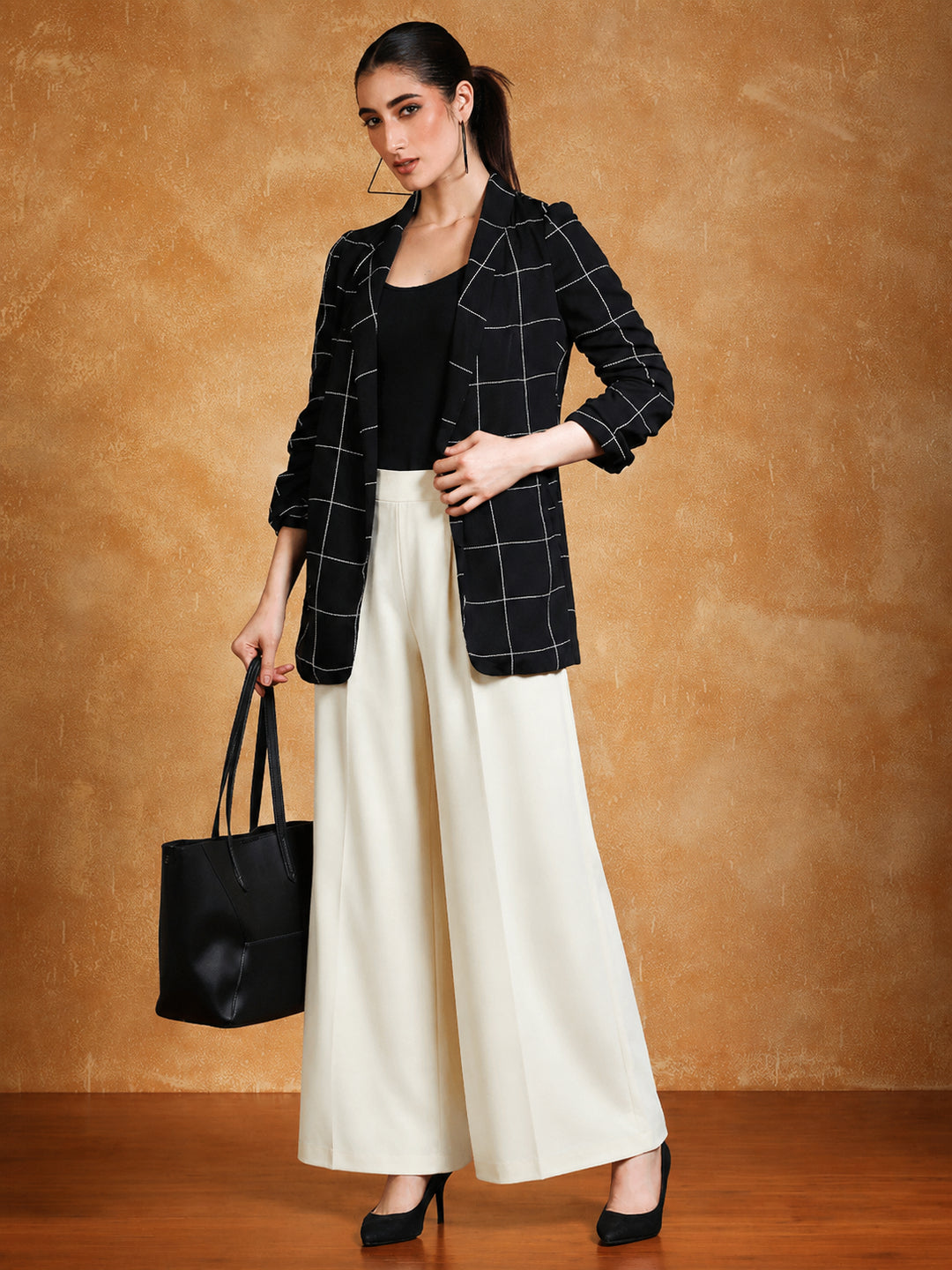 Solid Pure cotton Palazzo