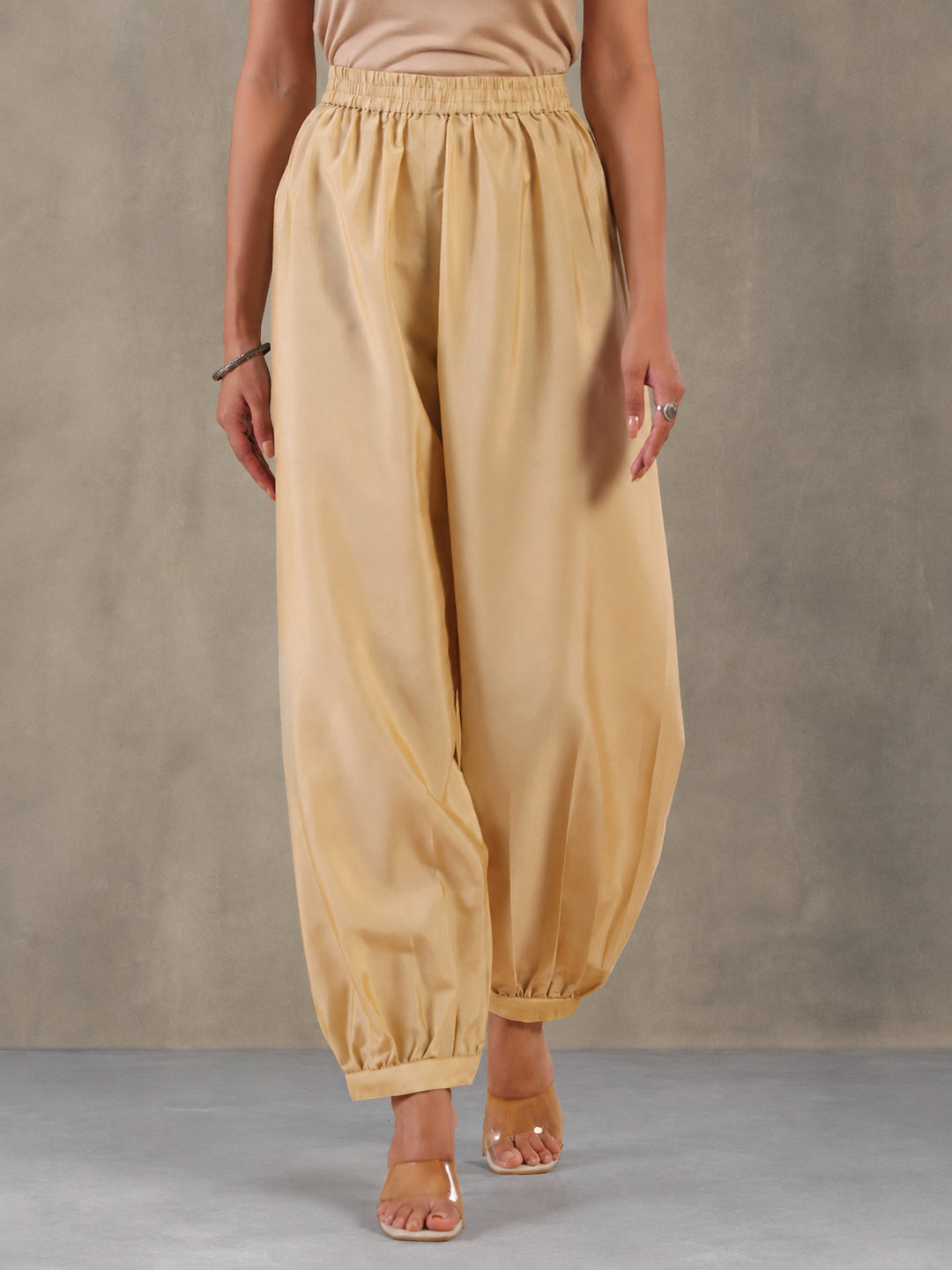 Solid Loose Fit Afgani Pant for Women