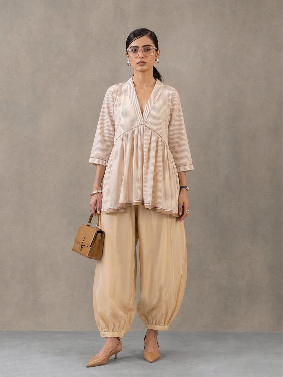 Solid Loose Fit Afgani Pant for Women