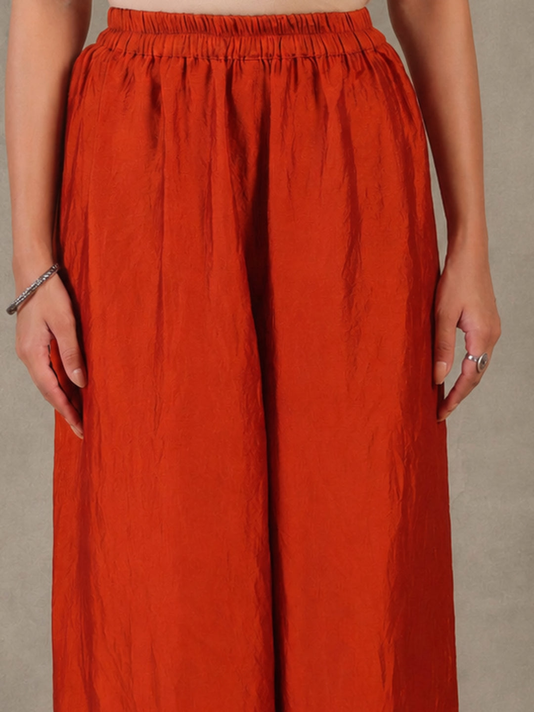 Solid Loose Fit Afgani Pant for Women