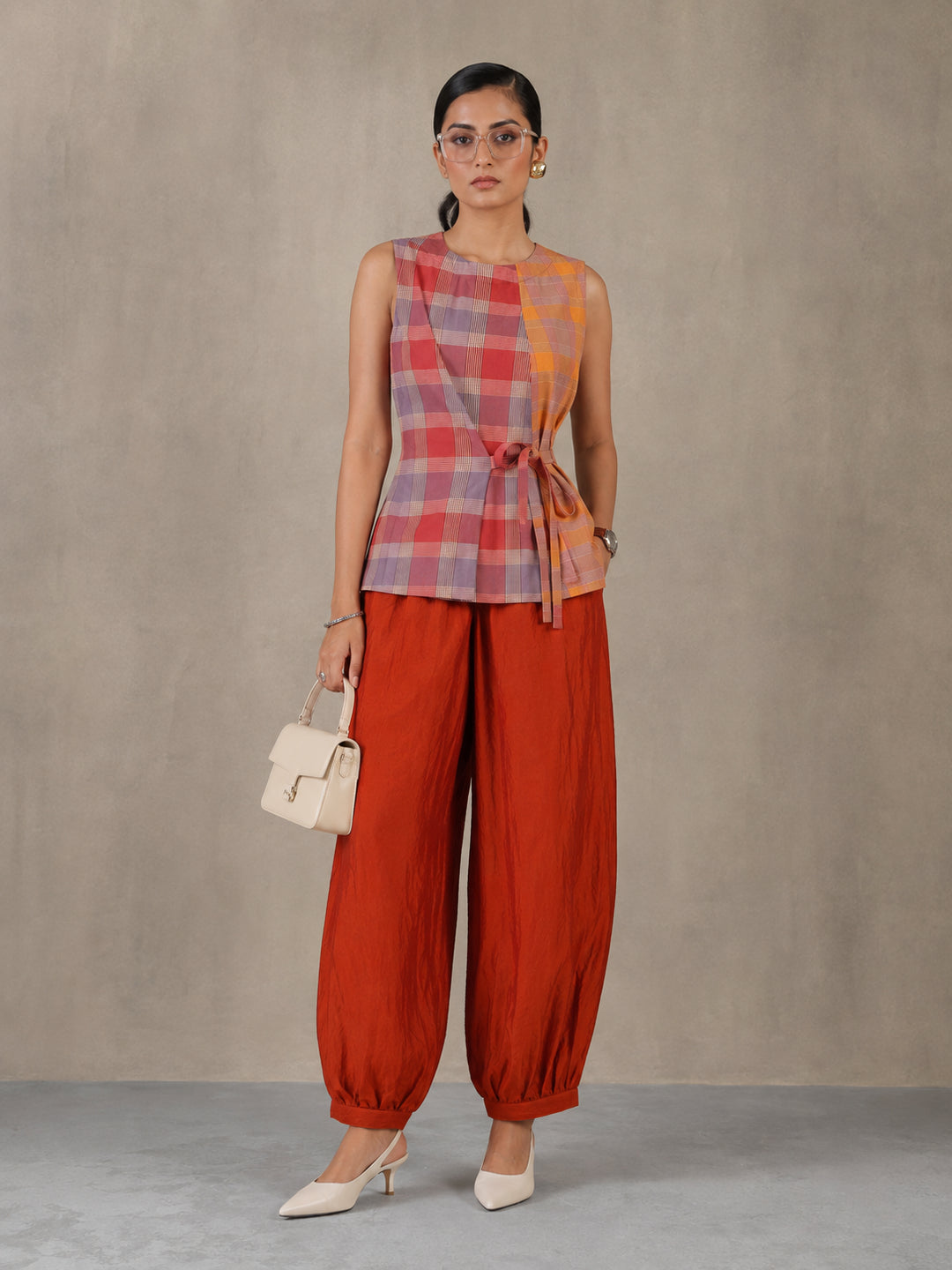 Solid Loose Fit Afgani Pant for Women