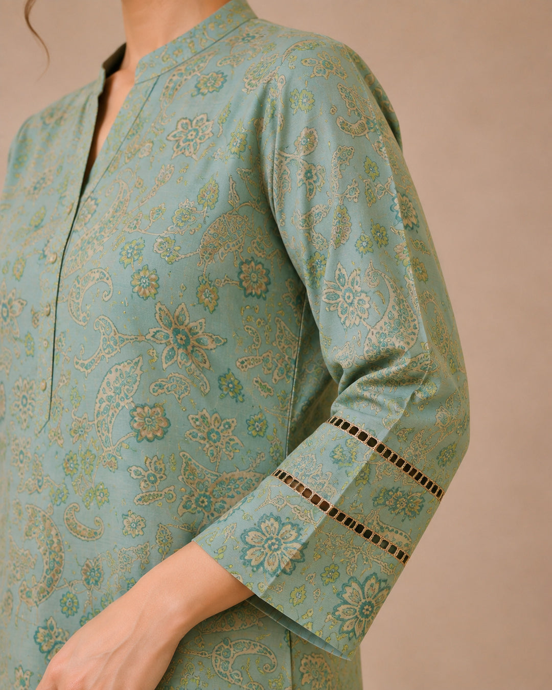 Floral Printed Straight Kurta & Salwar Sets
