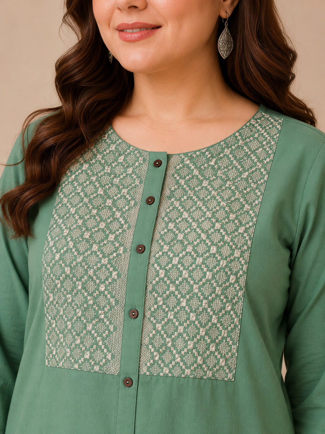 Floral Straight Kurta & Trousers Sets