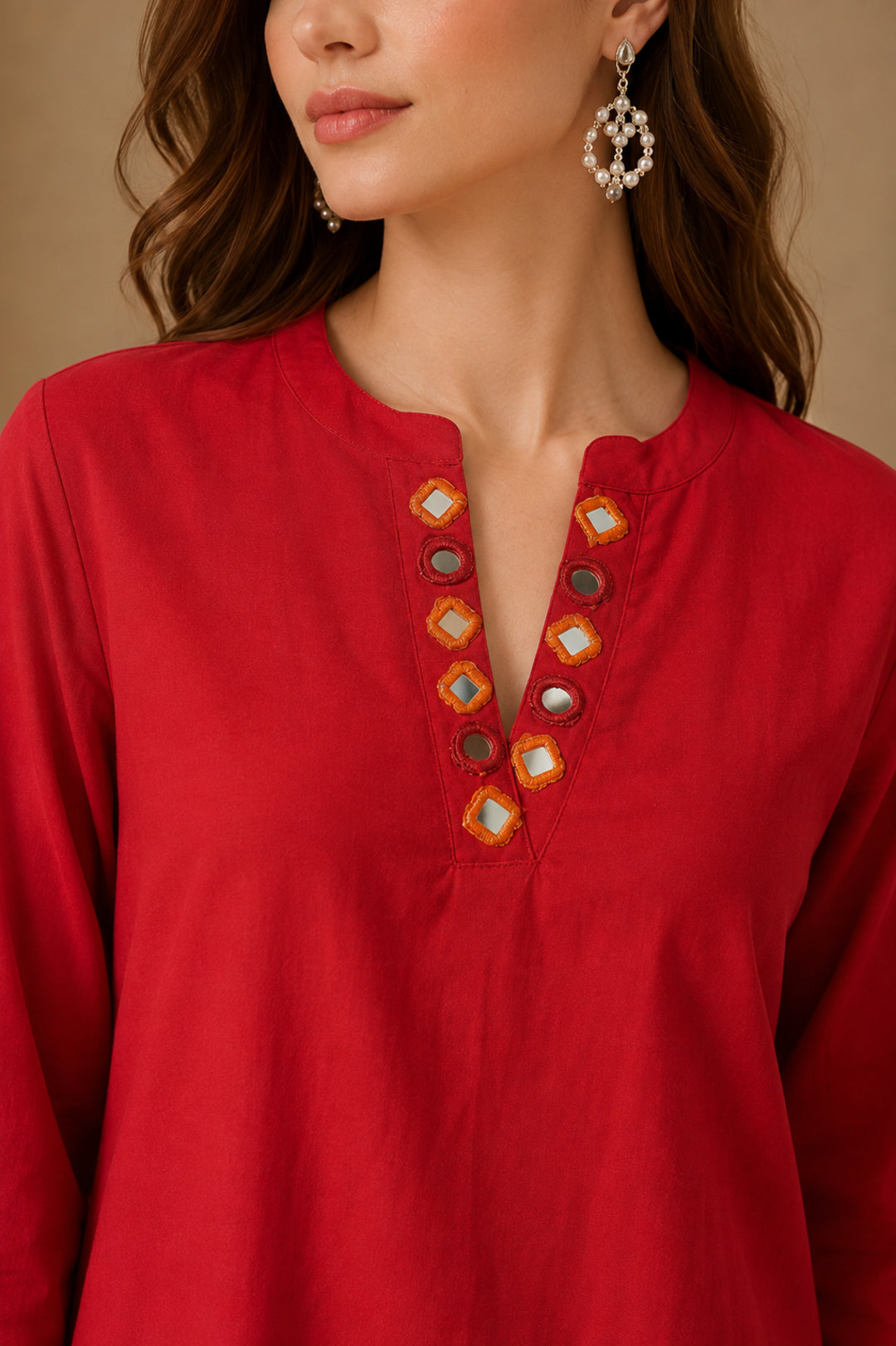 Solid Solid Straight Pure Cotton Kurta & Trousers Sets