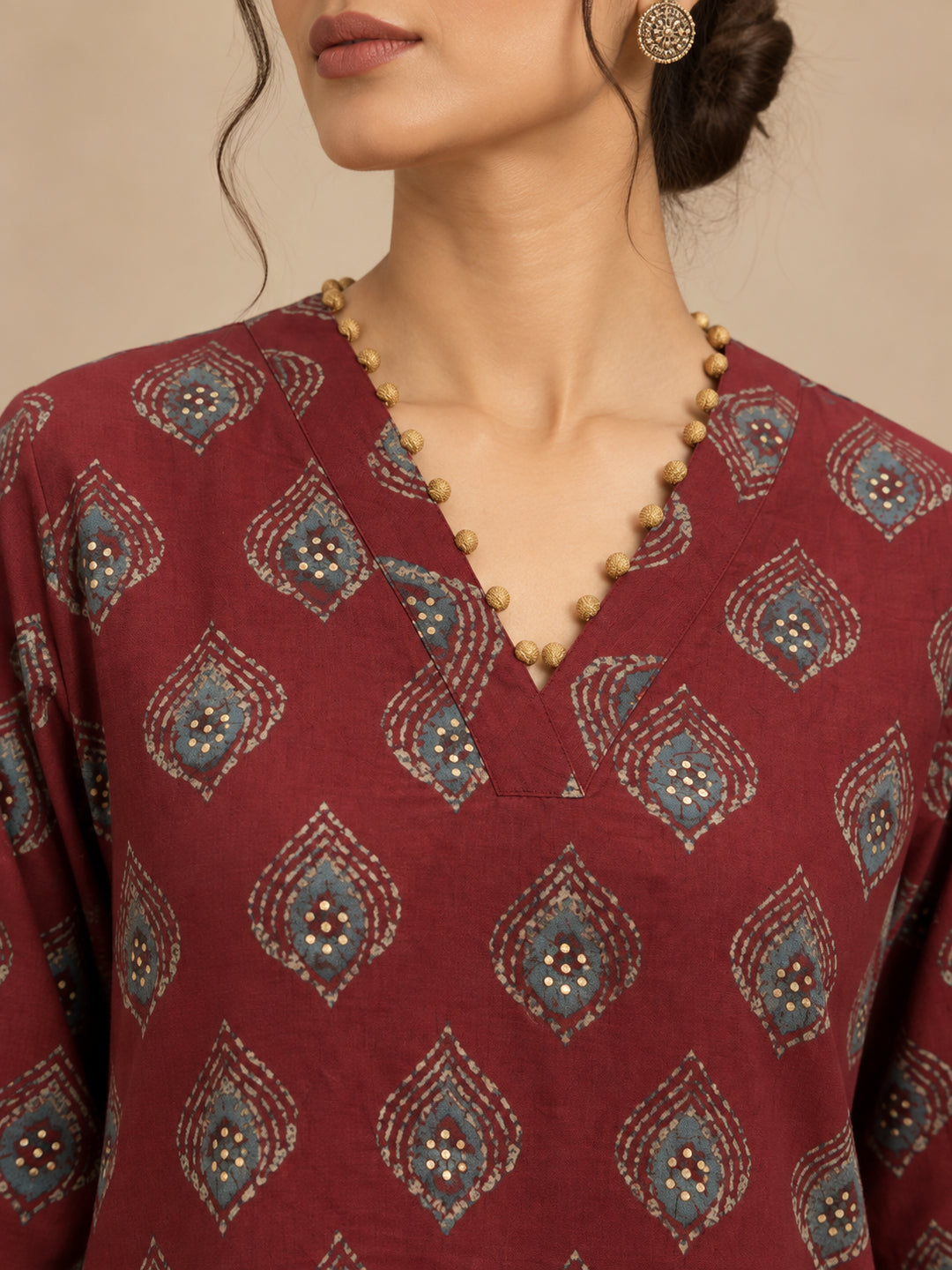 Floral Printed Straight Kurta & Trousers Sets