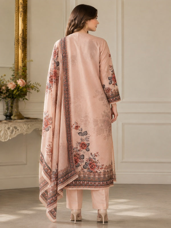 Floral Straight Kurta & Trousers Sets