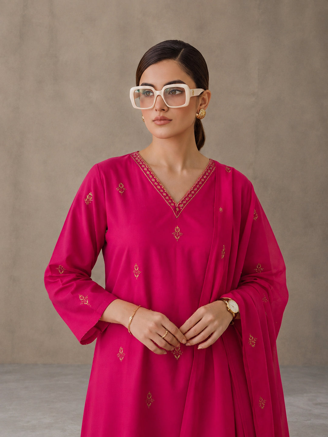Women Straight Printed Pure Cotton Kurta Sets