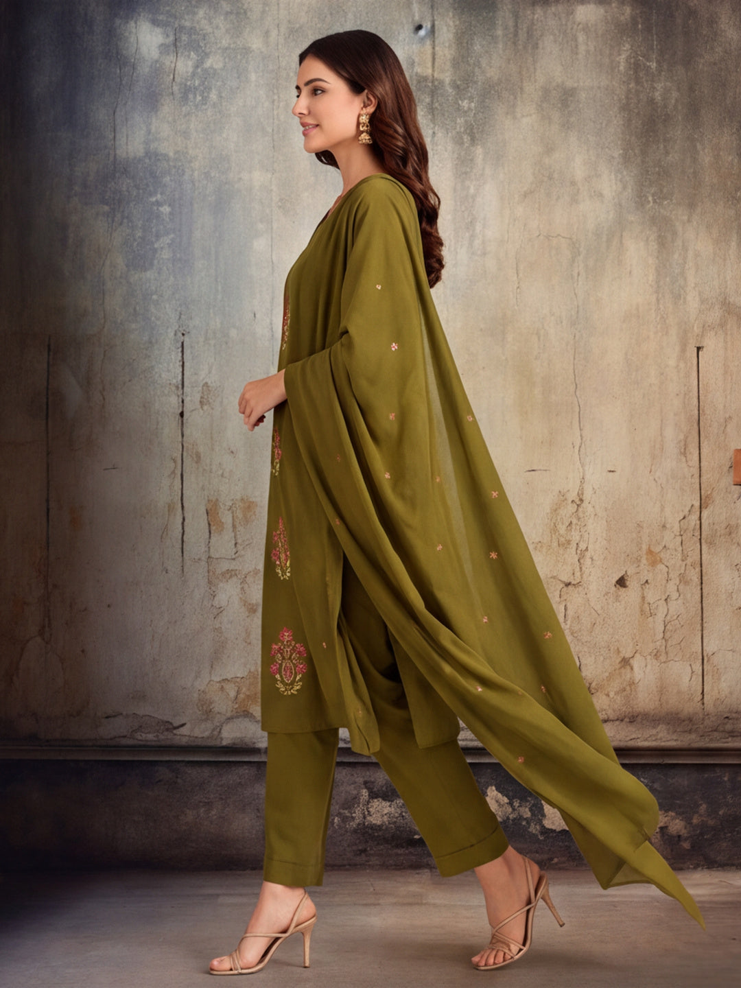 Women Straight Printed Pure Cotton Kurta Sets