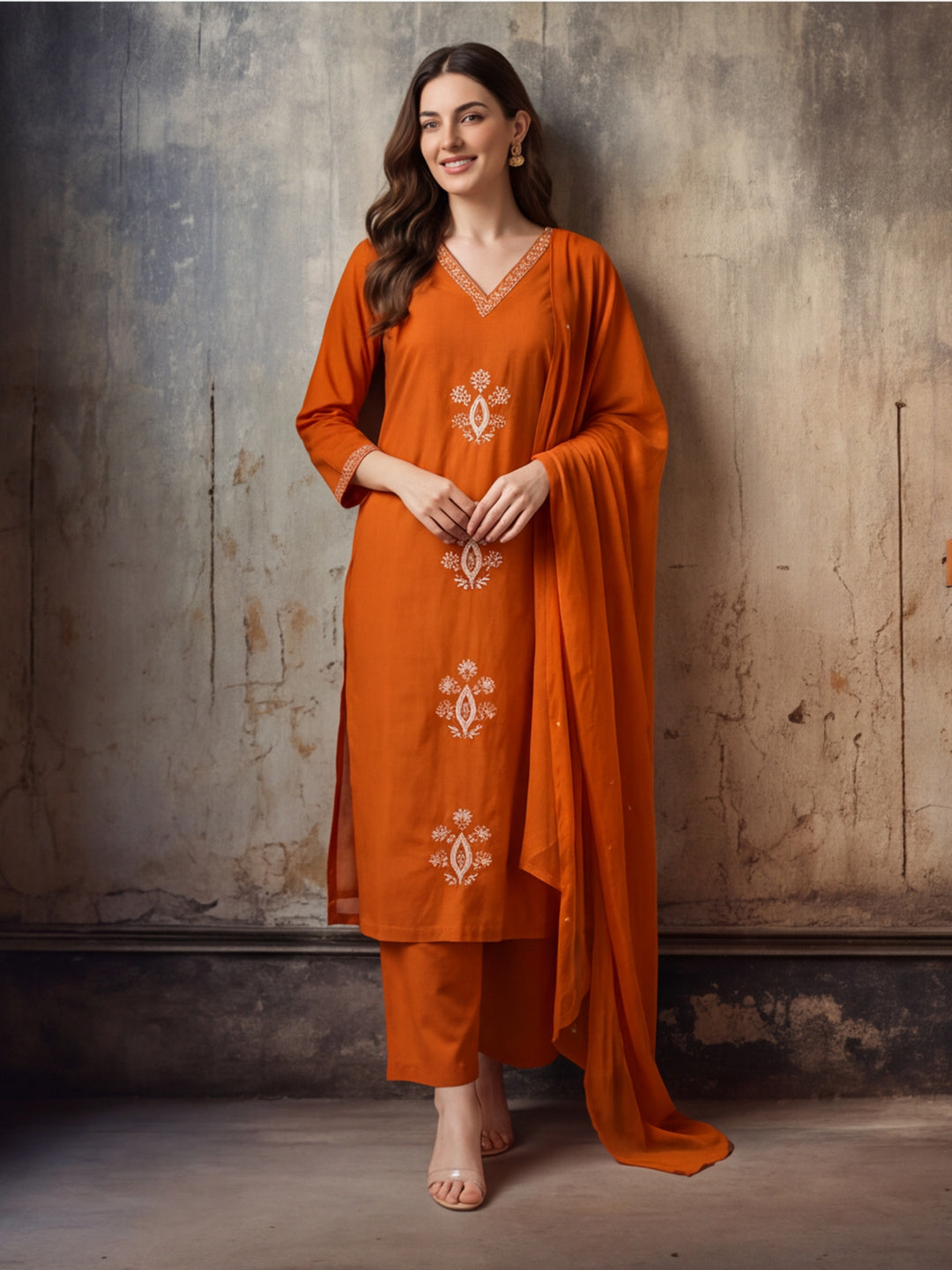 Women Straight Printed Pure Cotton Kurta Sets