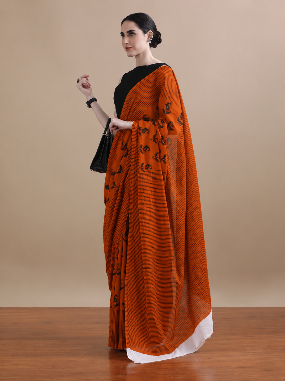 Mulmul Cotton Printed Saree