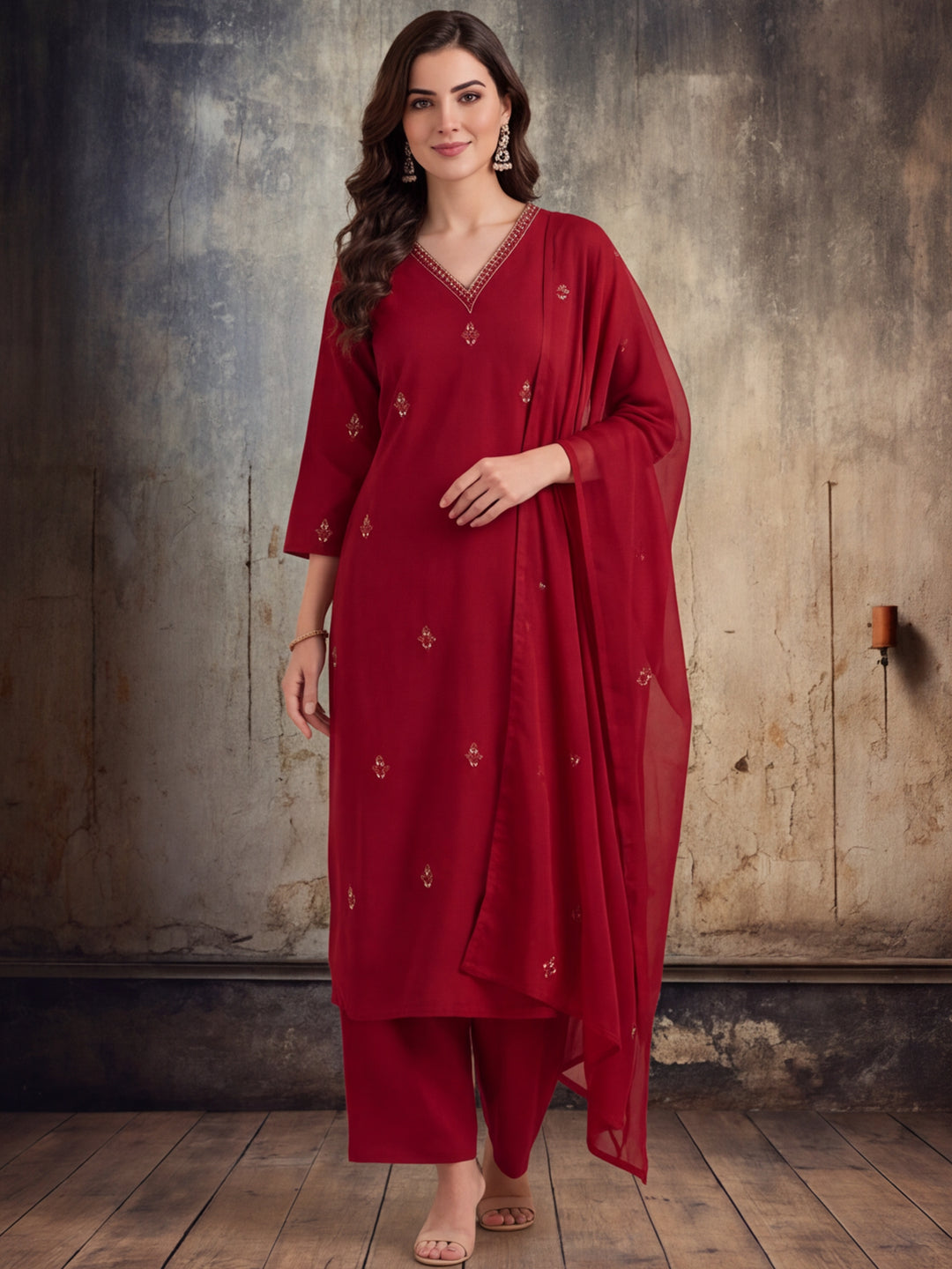 Women Straight Printed Pure Cotton Kurta Sets