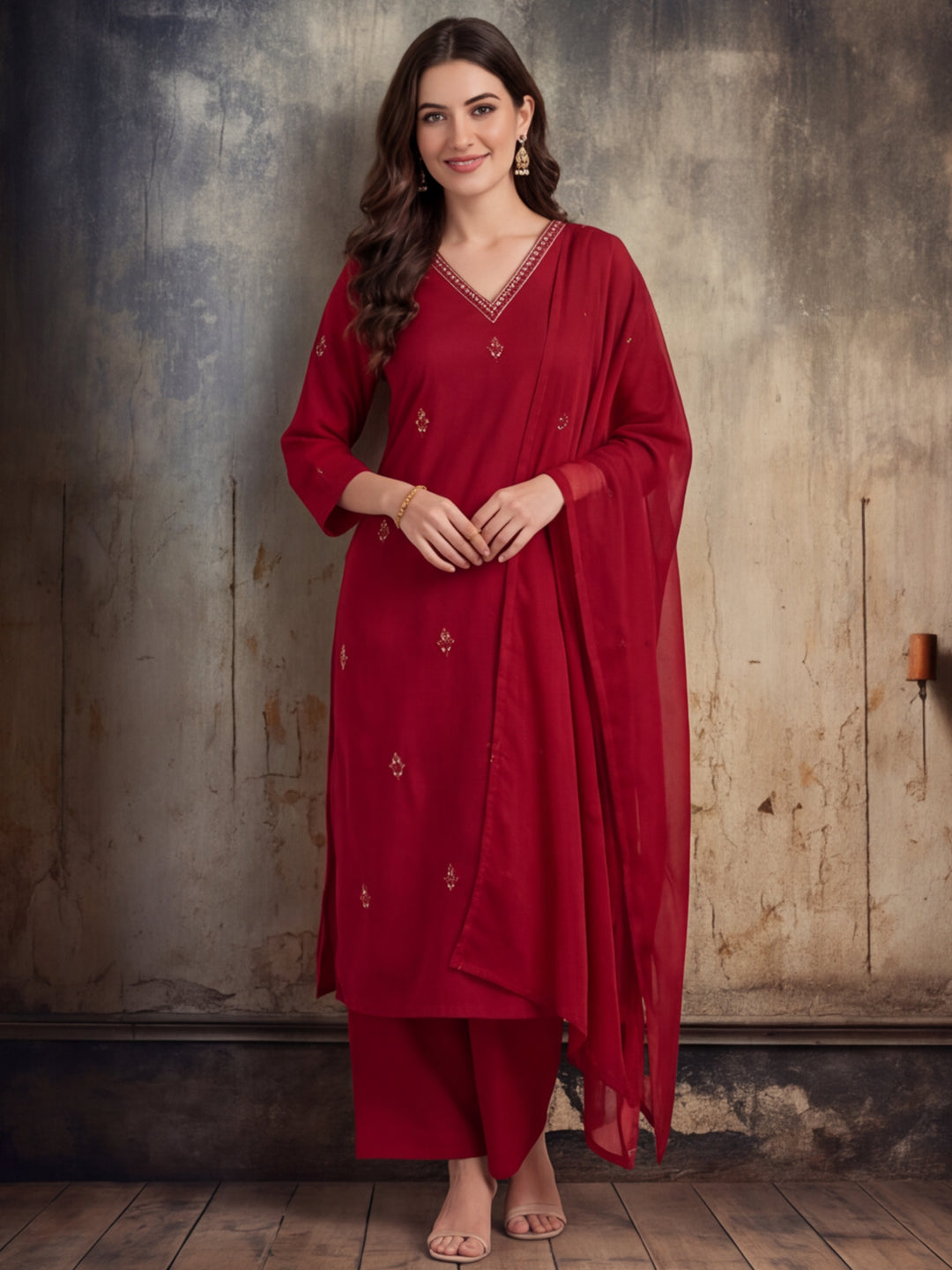 Women Straight Printed Pure Cotton Kurta Sets