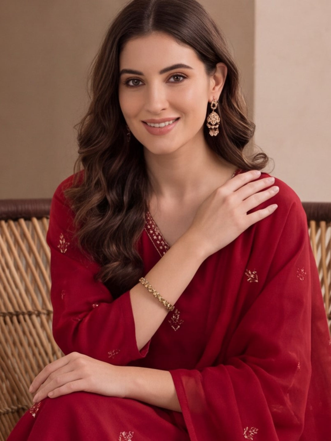 Women Straight Printed Pure Cotton Kurta Sets