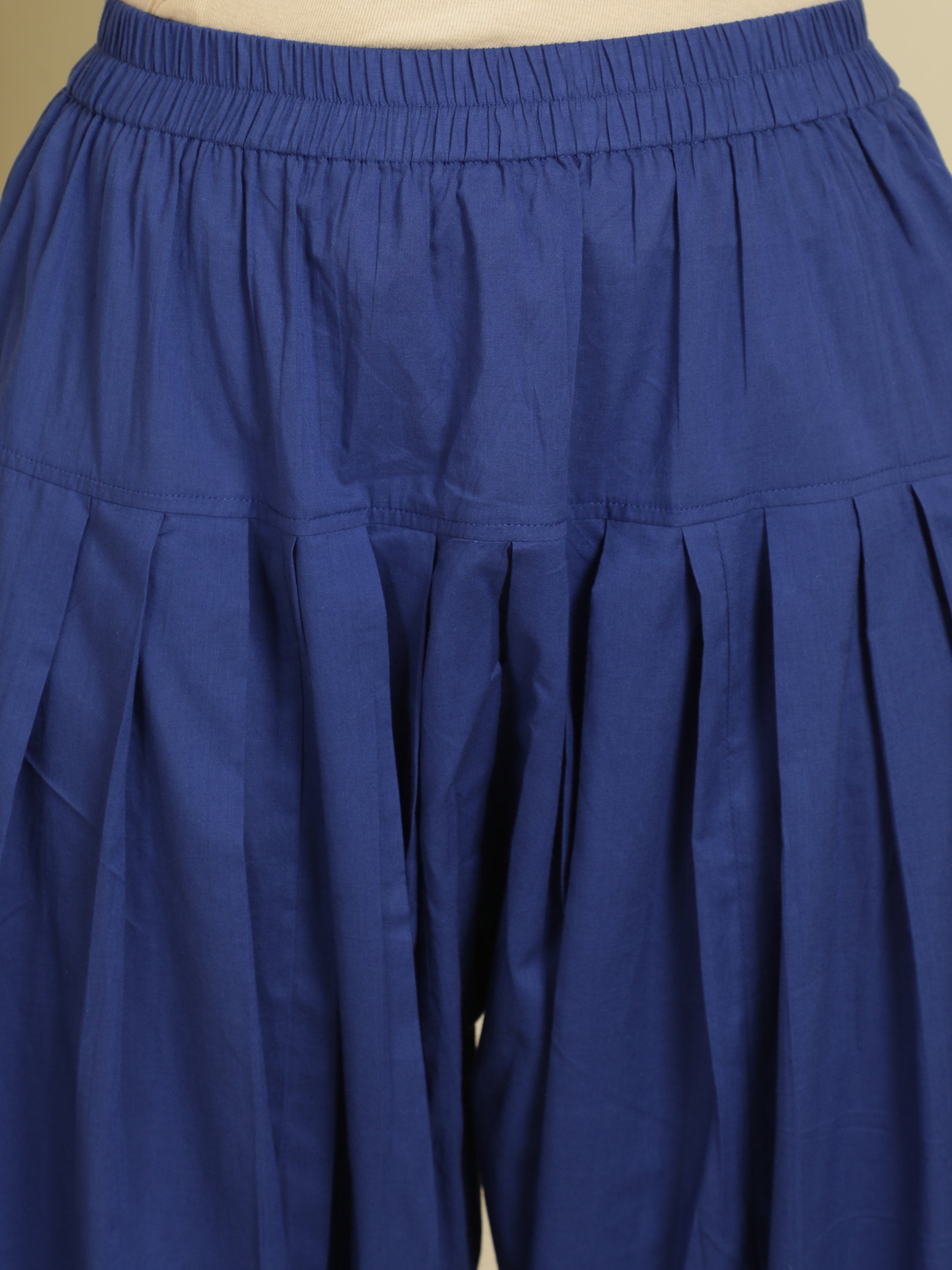 Women solid Loose fit cotton Farsi Salwar
