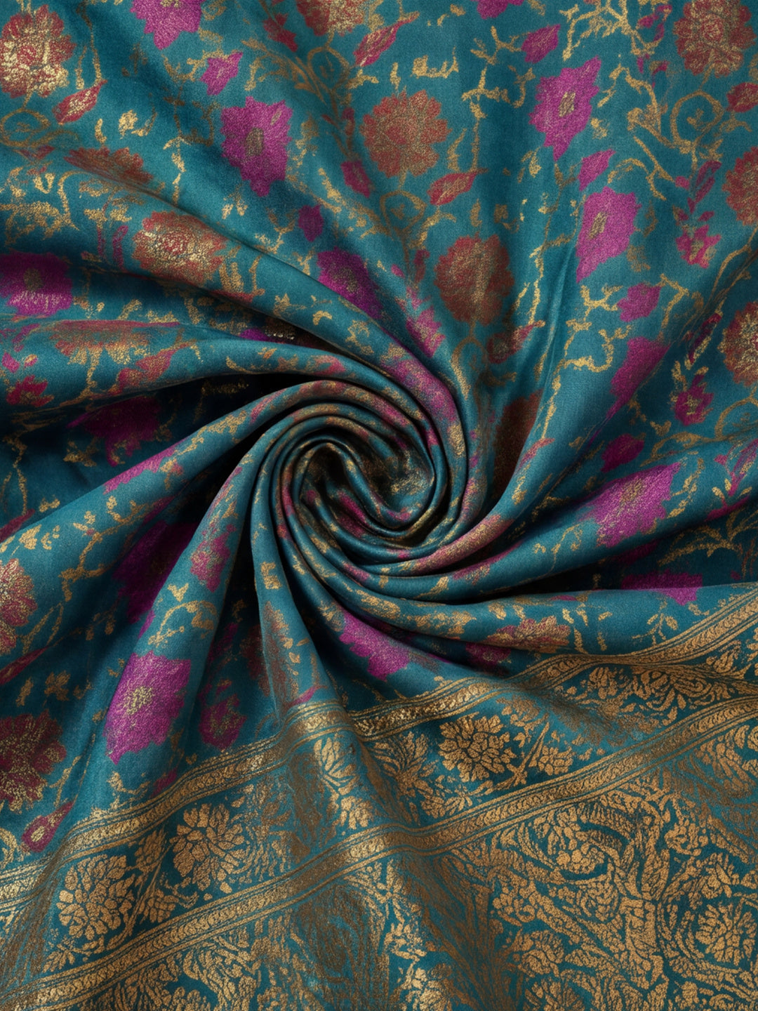 Jaipur Kurti Women'S Multi Colour Designer Weaving Saree
