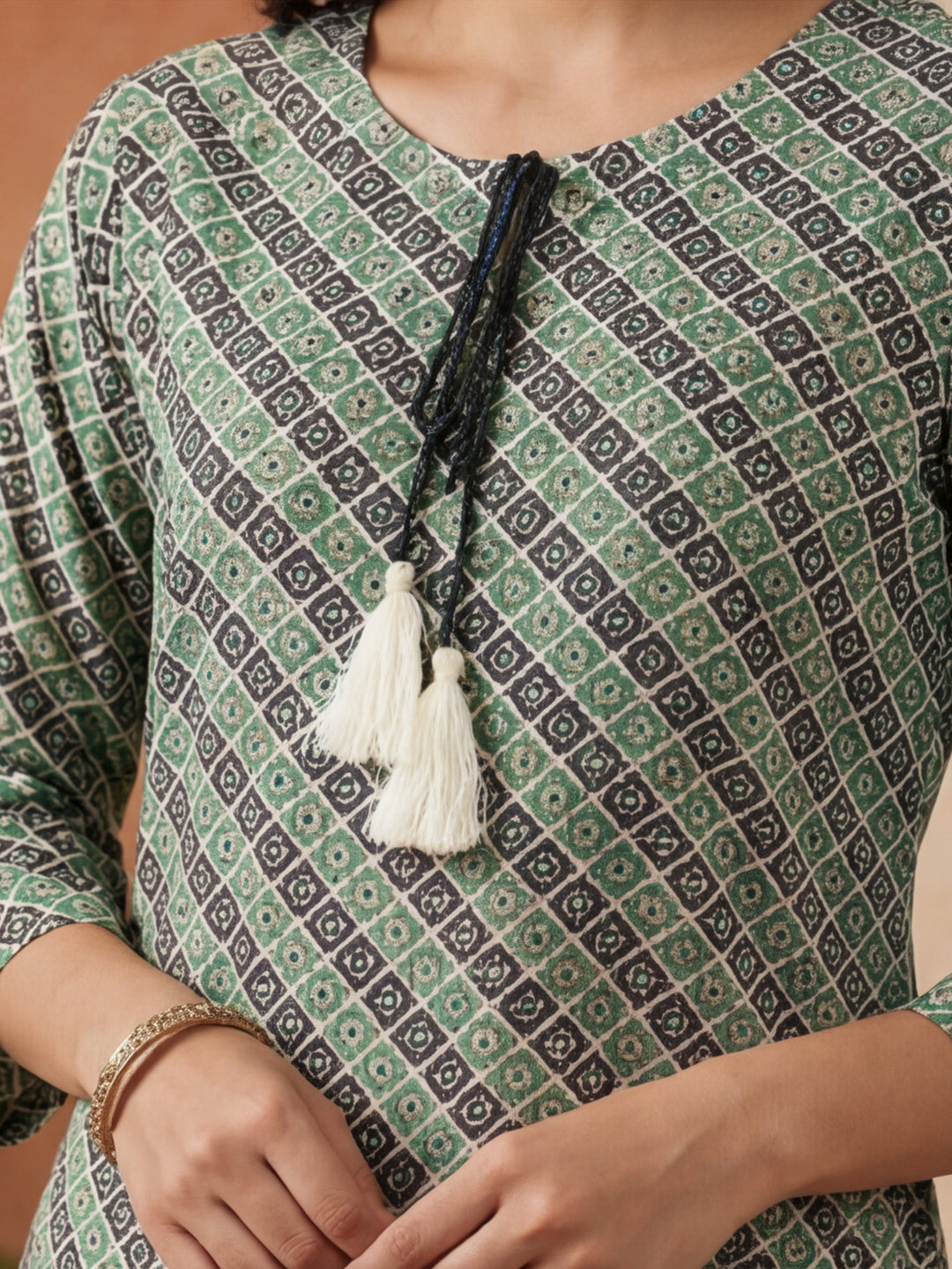 Floral Printed Straight Kurta