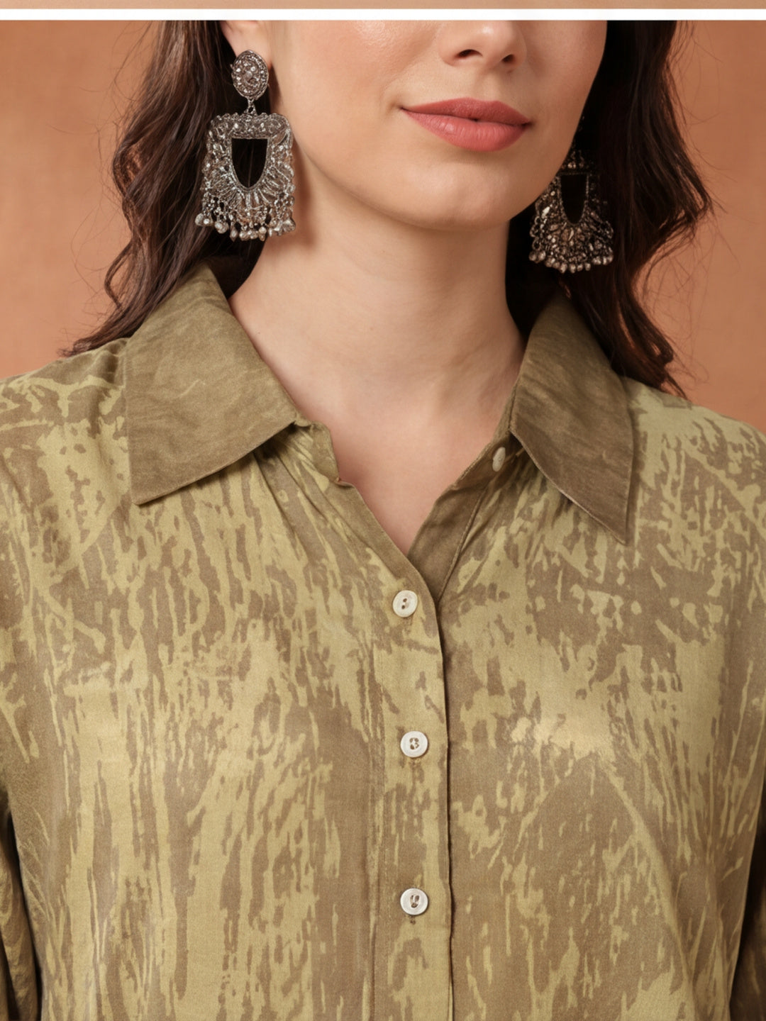 Hand Tie -Dye Bagru Printed Office Co-ord Set
