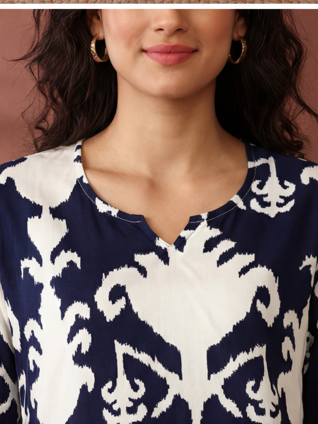 Floral Printed Straight Kurta & Trousers Sets