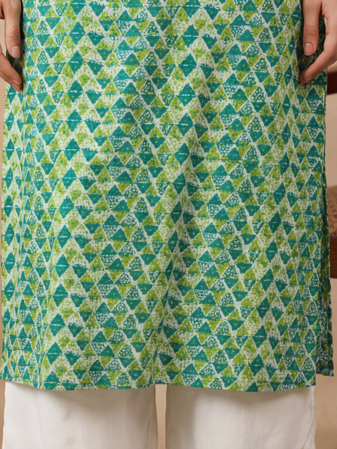 Women Floral Print Pure Cotton Straight Kurta