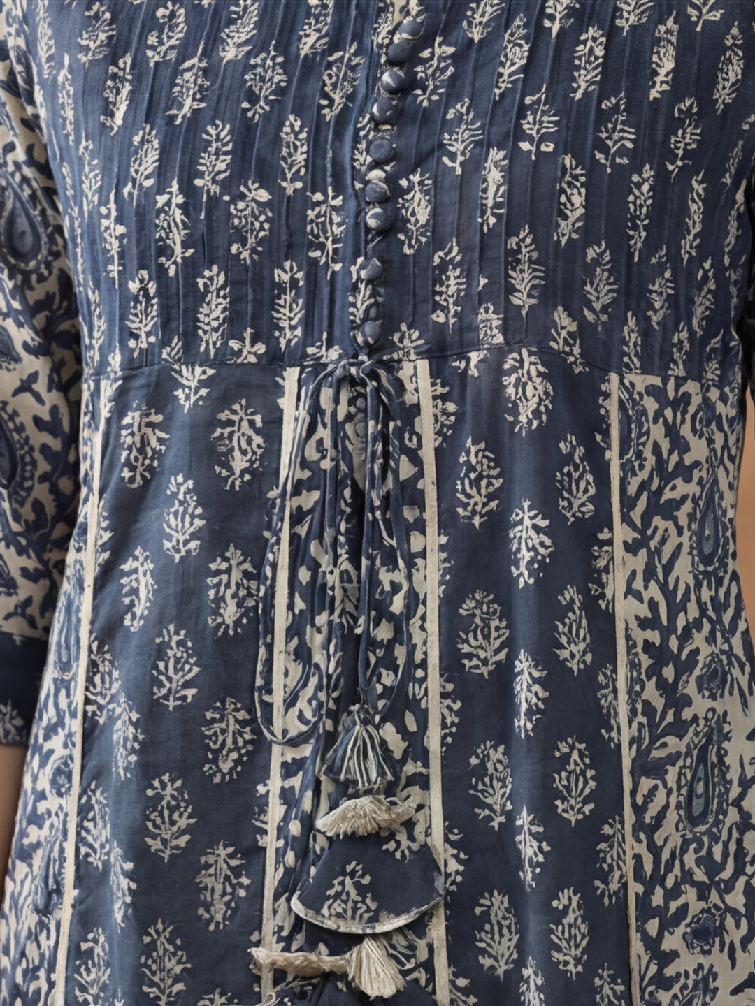 Ethnic Motifs Printed Flared Kurta & Trousers Sets