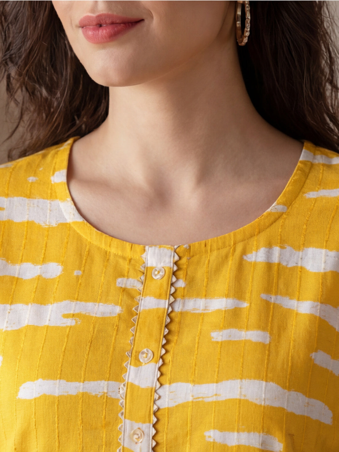 Floral Printed Straight Kurta