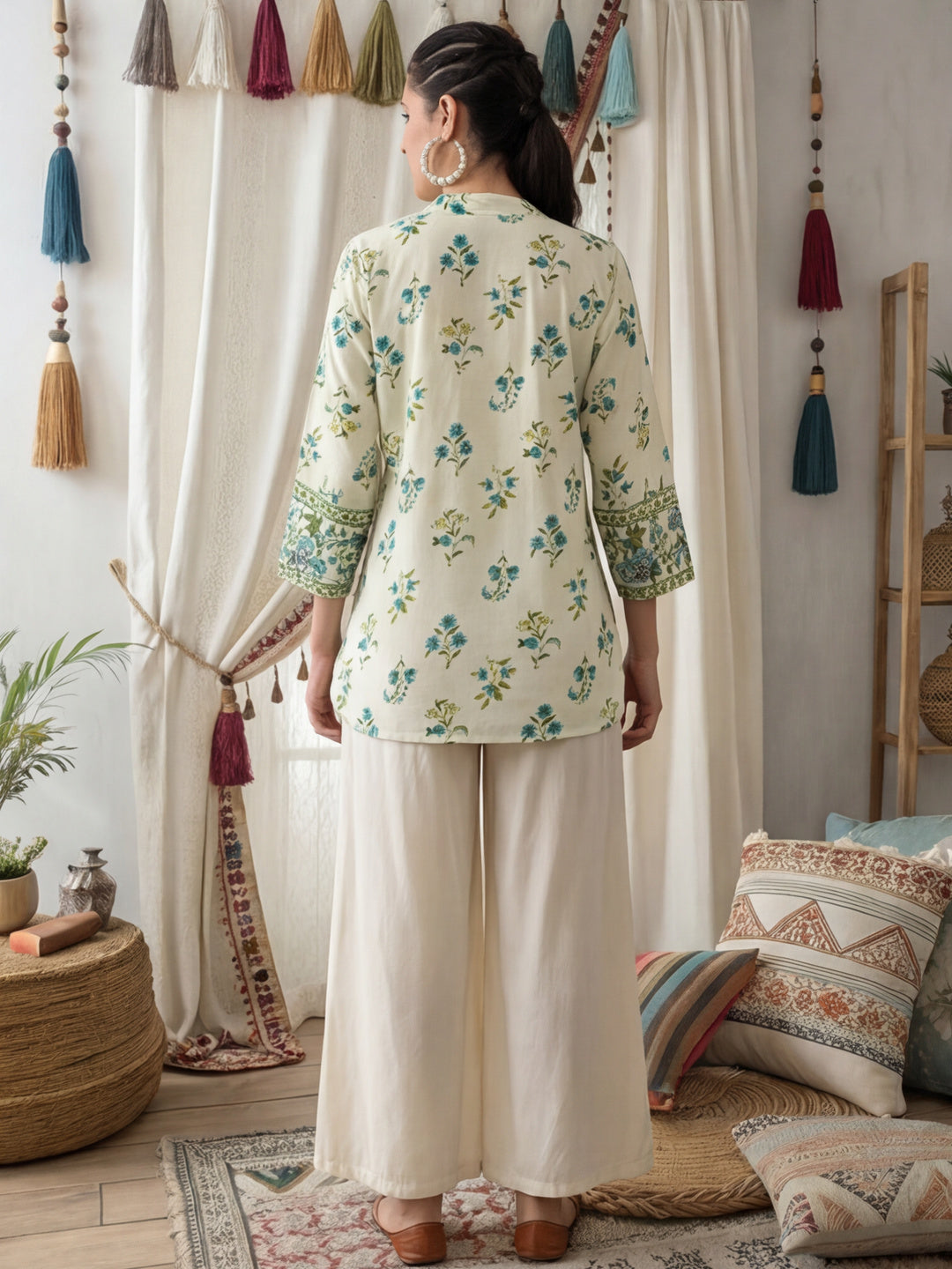 Floral Printed A-Line top