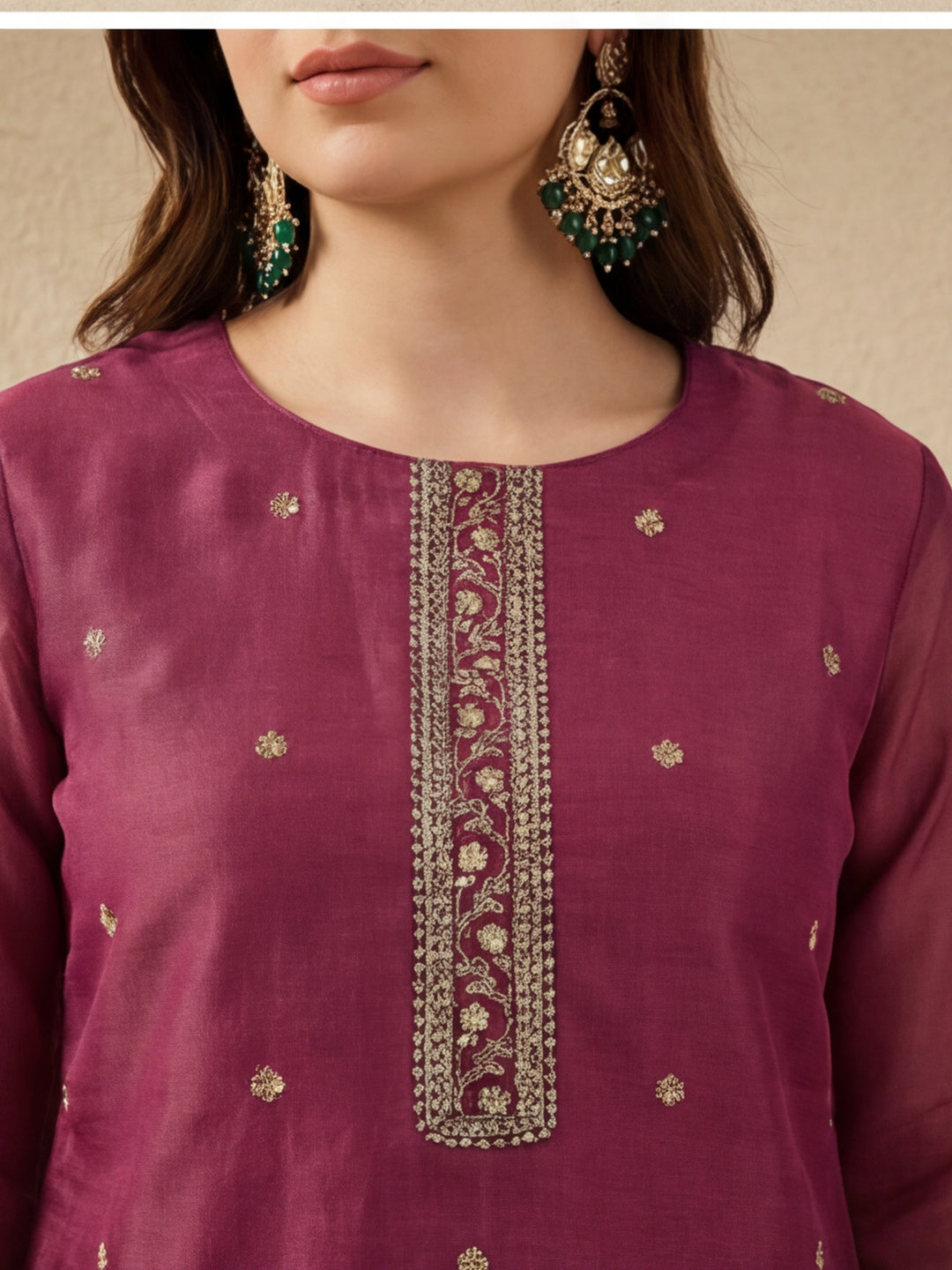 Kurta With Pant & Dupatta Ethnic Kurta Set For Women